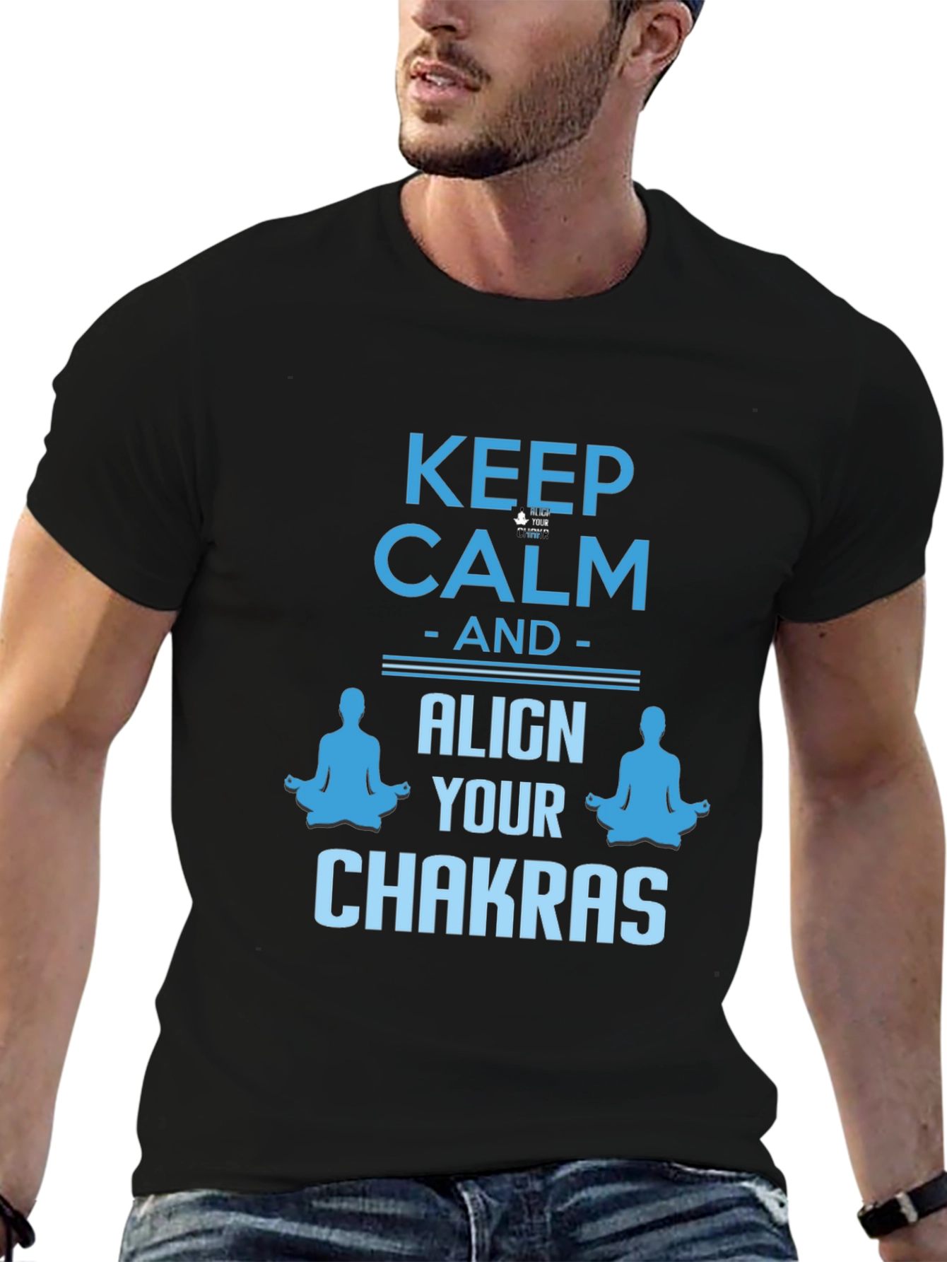 Keep Calm & Align Chakras Graphic T-Shirt