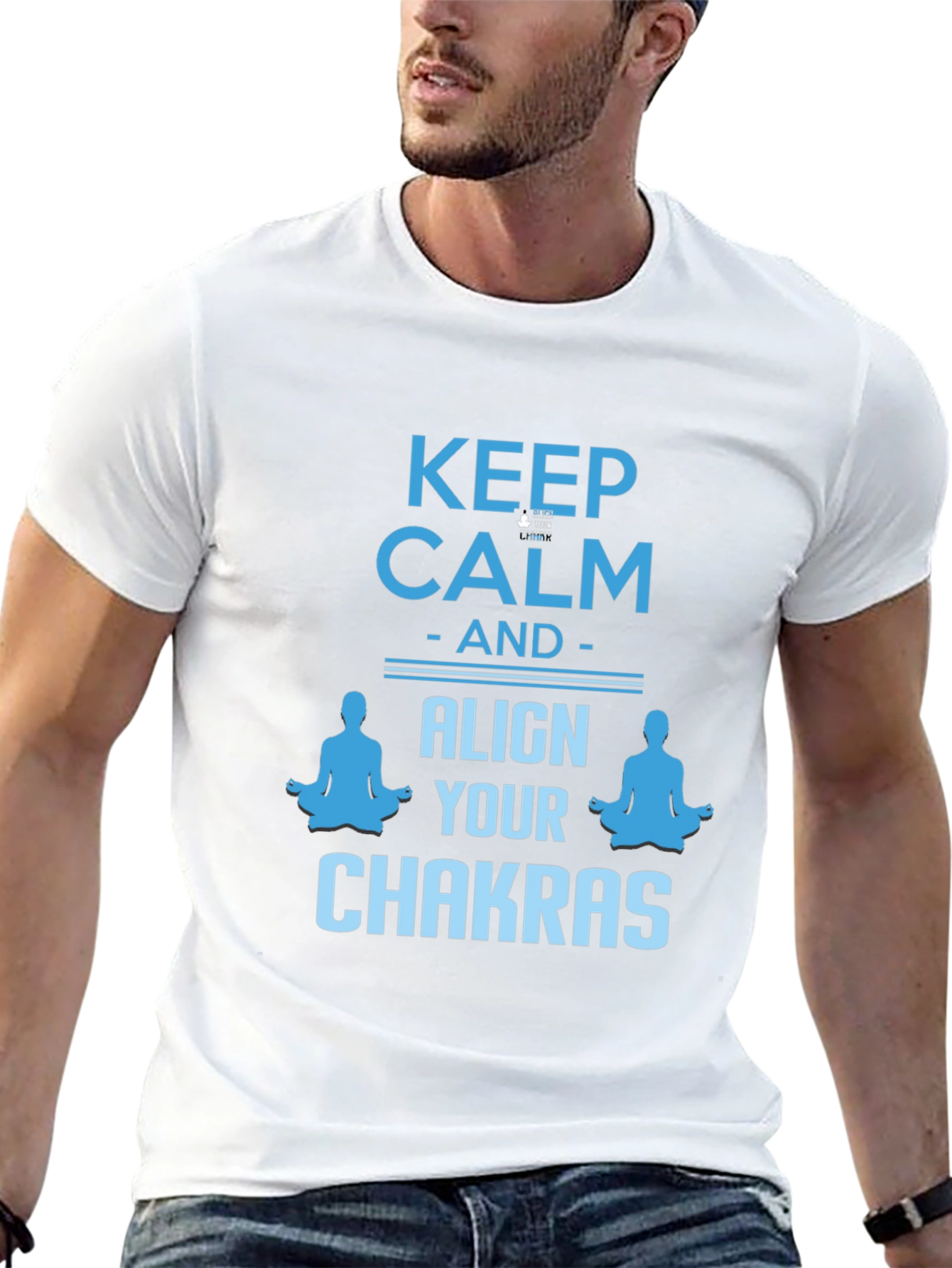 Keep Calm & Align Chakras Graphic T-Shirt