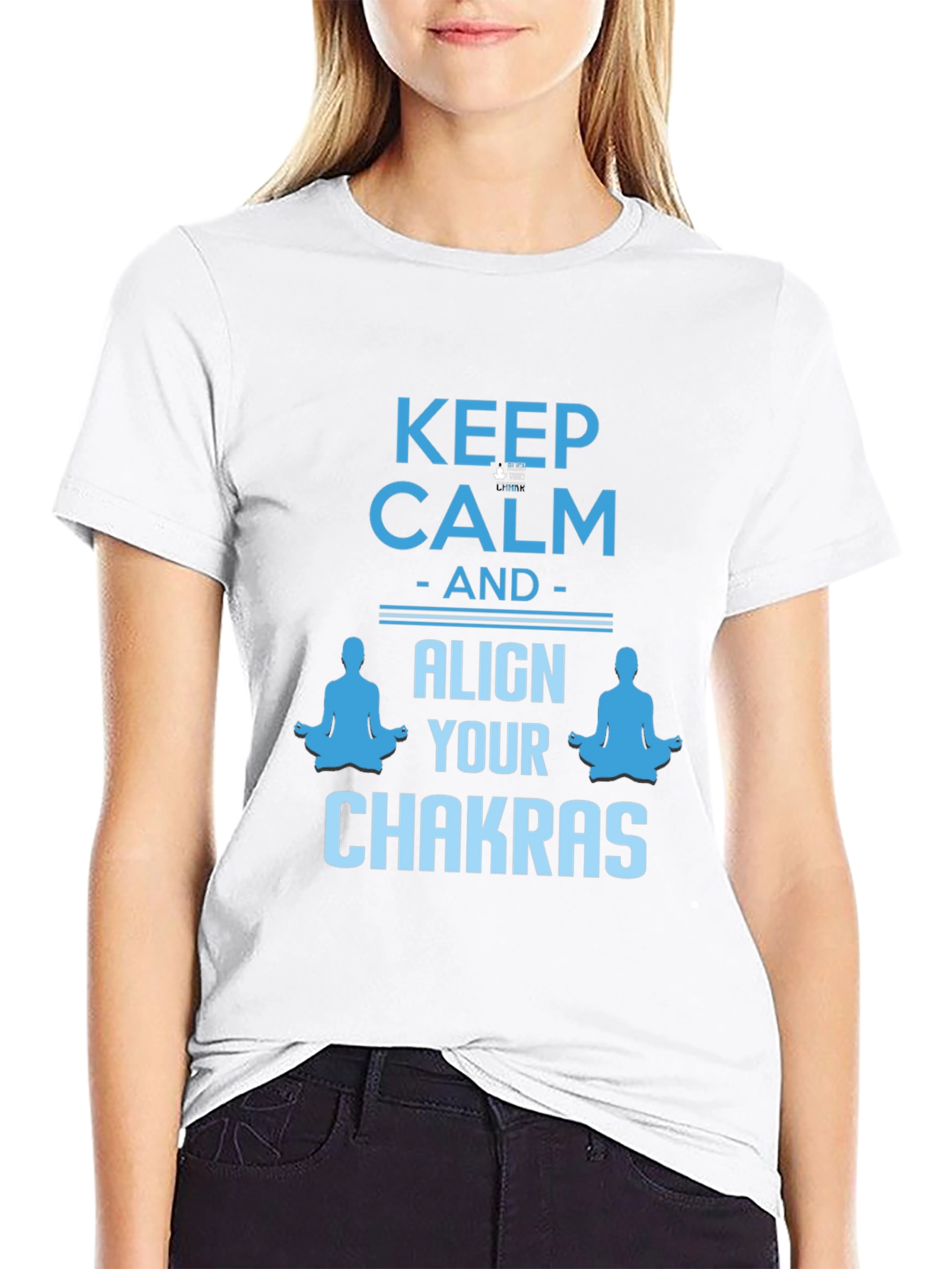 Keep Calm & Align Chakras Graphic T-Shirt