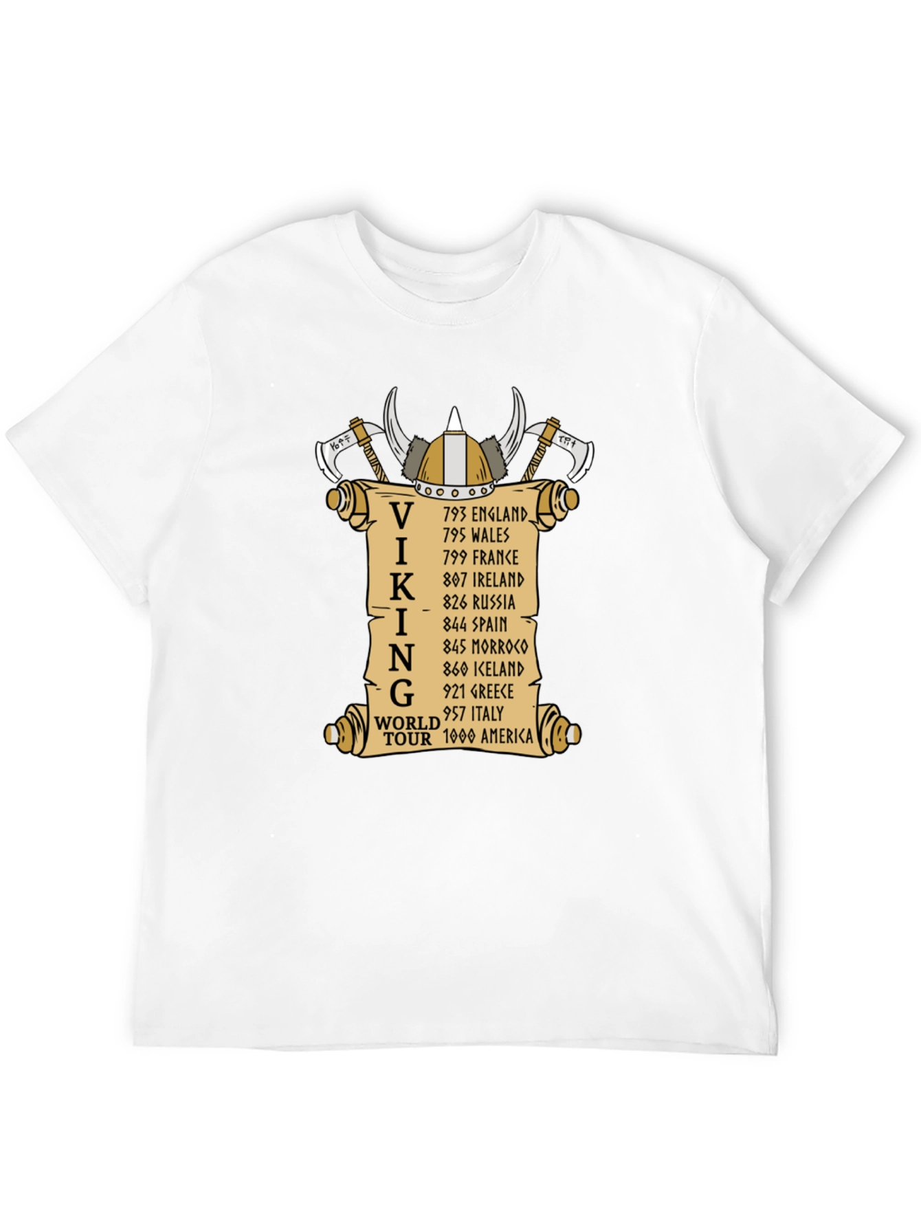 Viking World Tour T-Shirt - Black