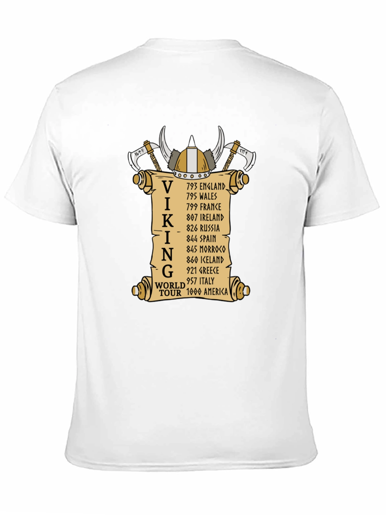 Viking World Tour T-Shirt - Black