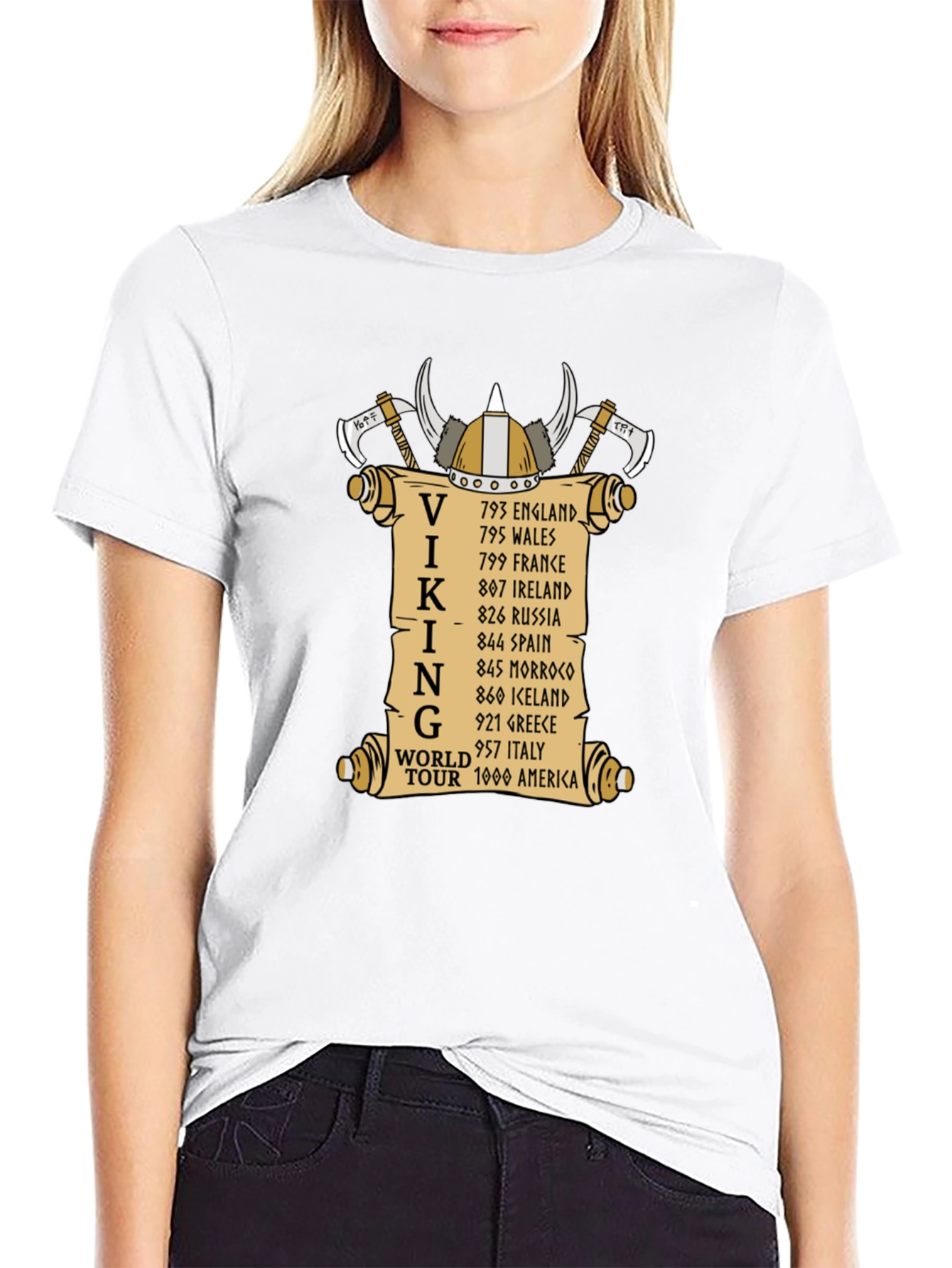 Viking World Tour T-Shirt - Black