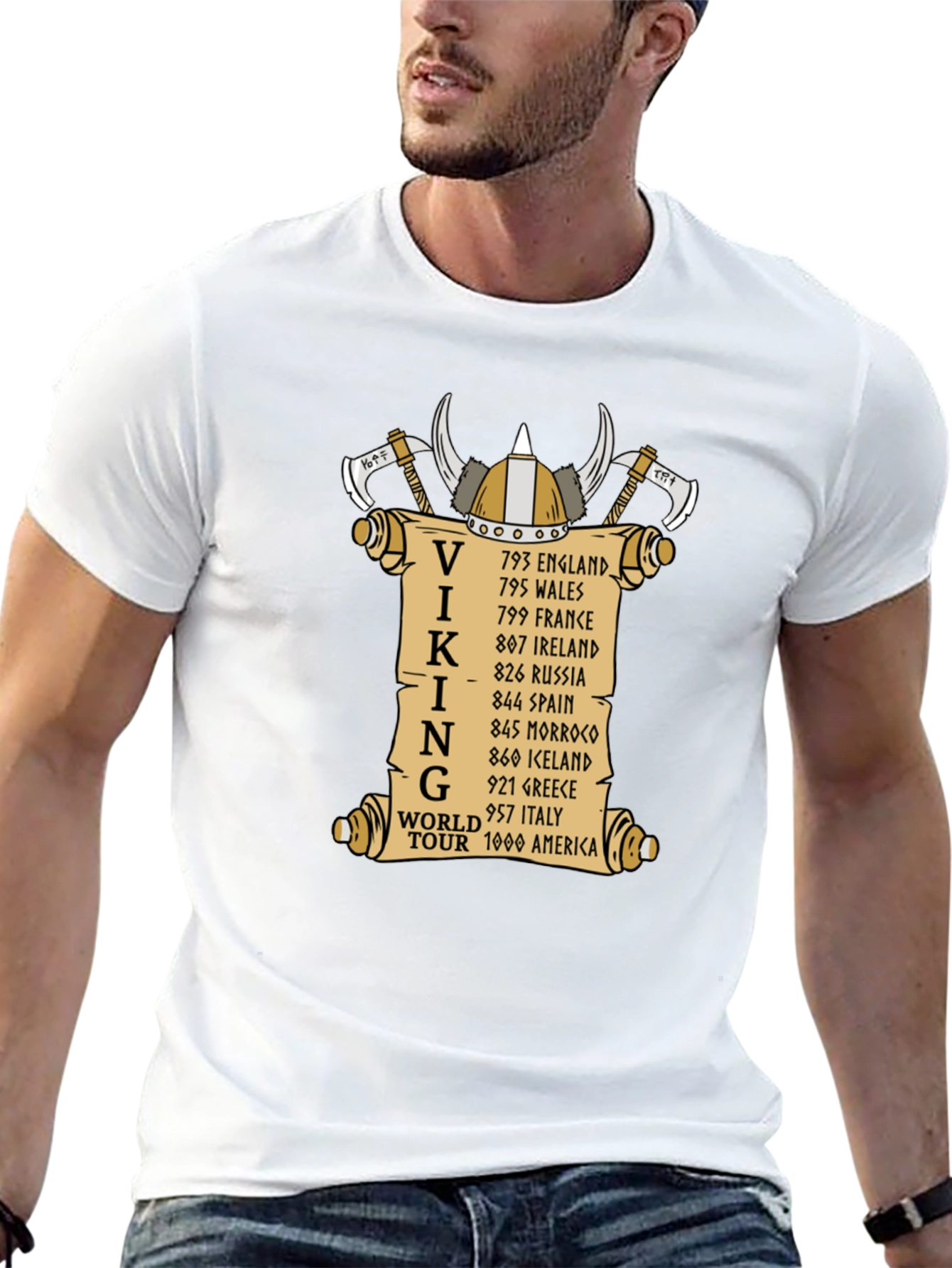 Viking World Tour T-Shirt - Black