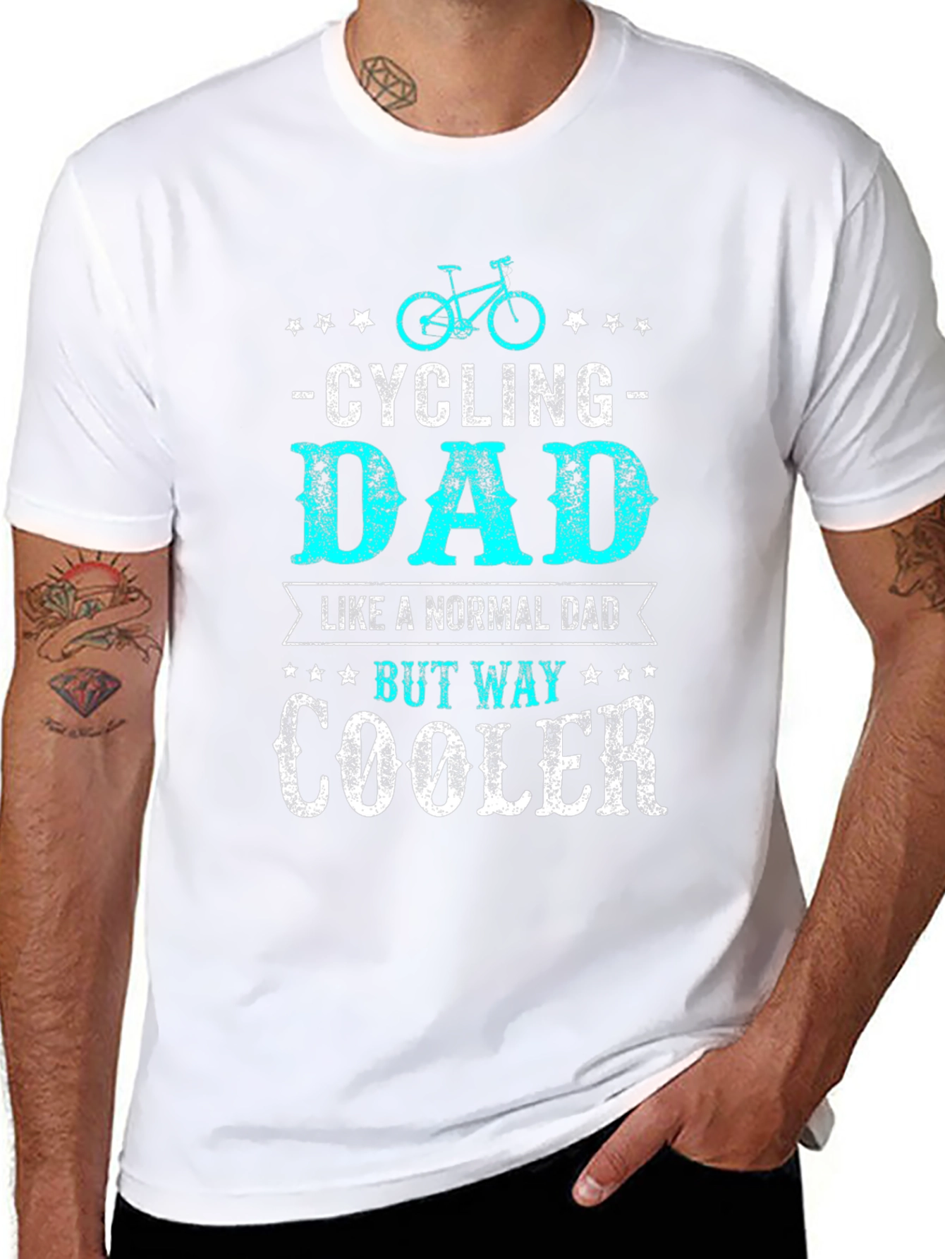 Cycling Dad T-Shirt - Cool Fathers Day Gift