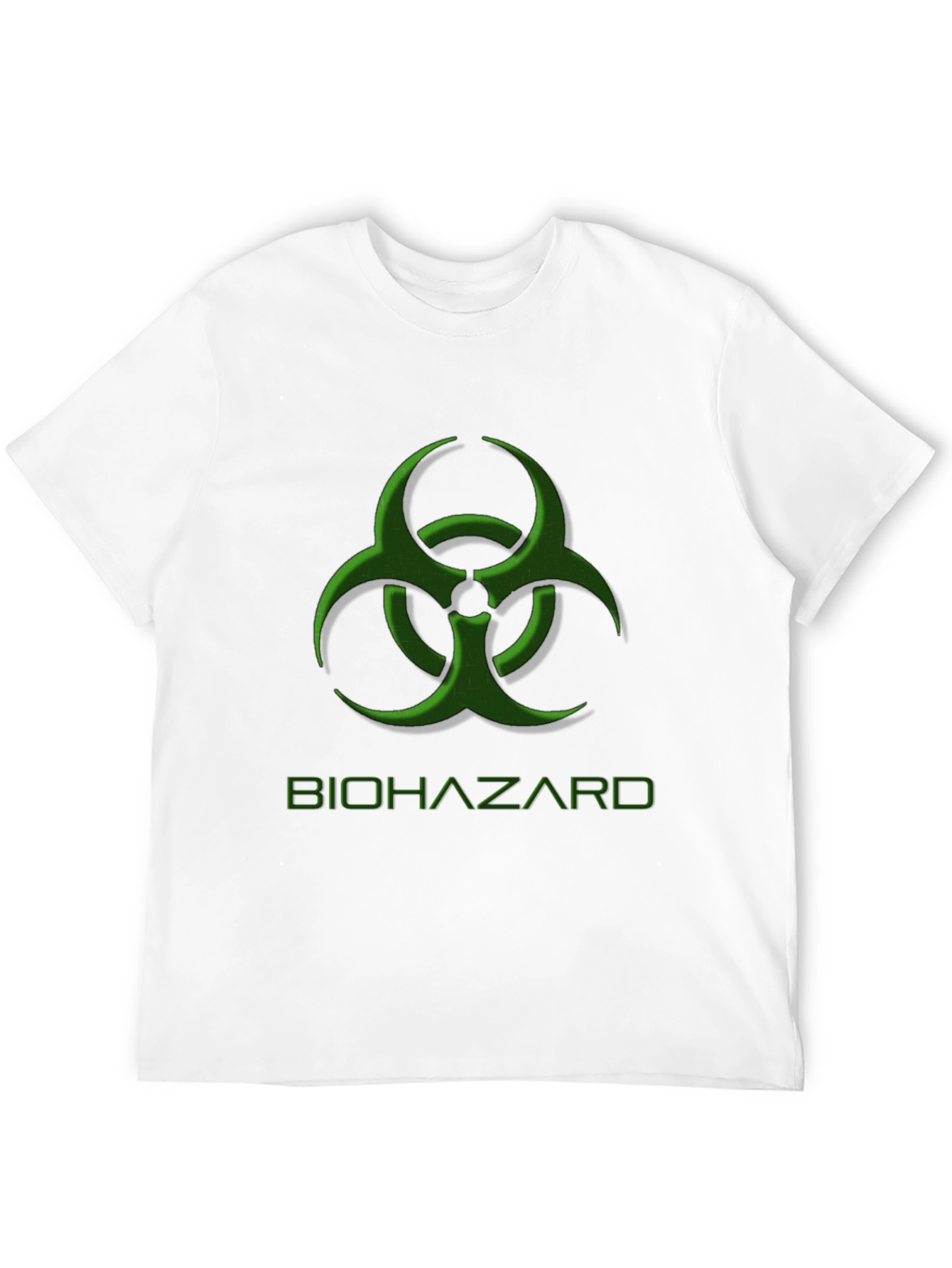 Biohazard Symbol Graphic Tee - Caution Black T-Shirt