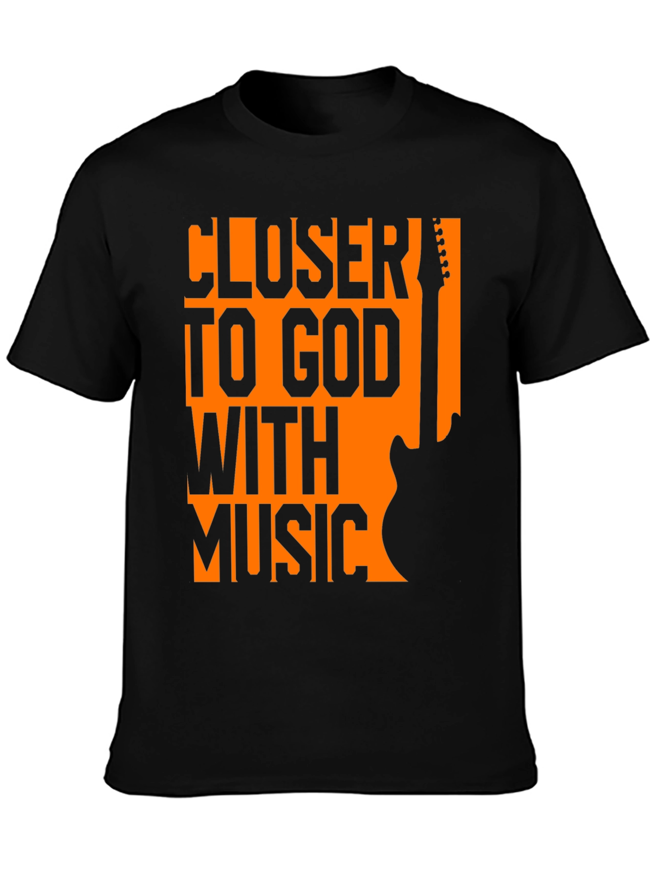 Closer To God With Music Graphic Tee