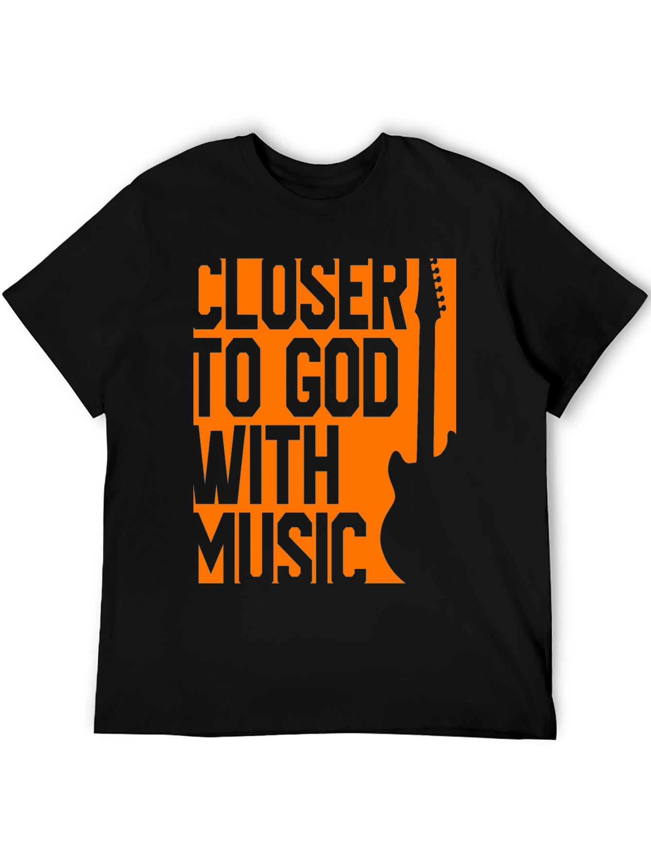 Closer To God With Music Graphic Tee