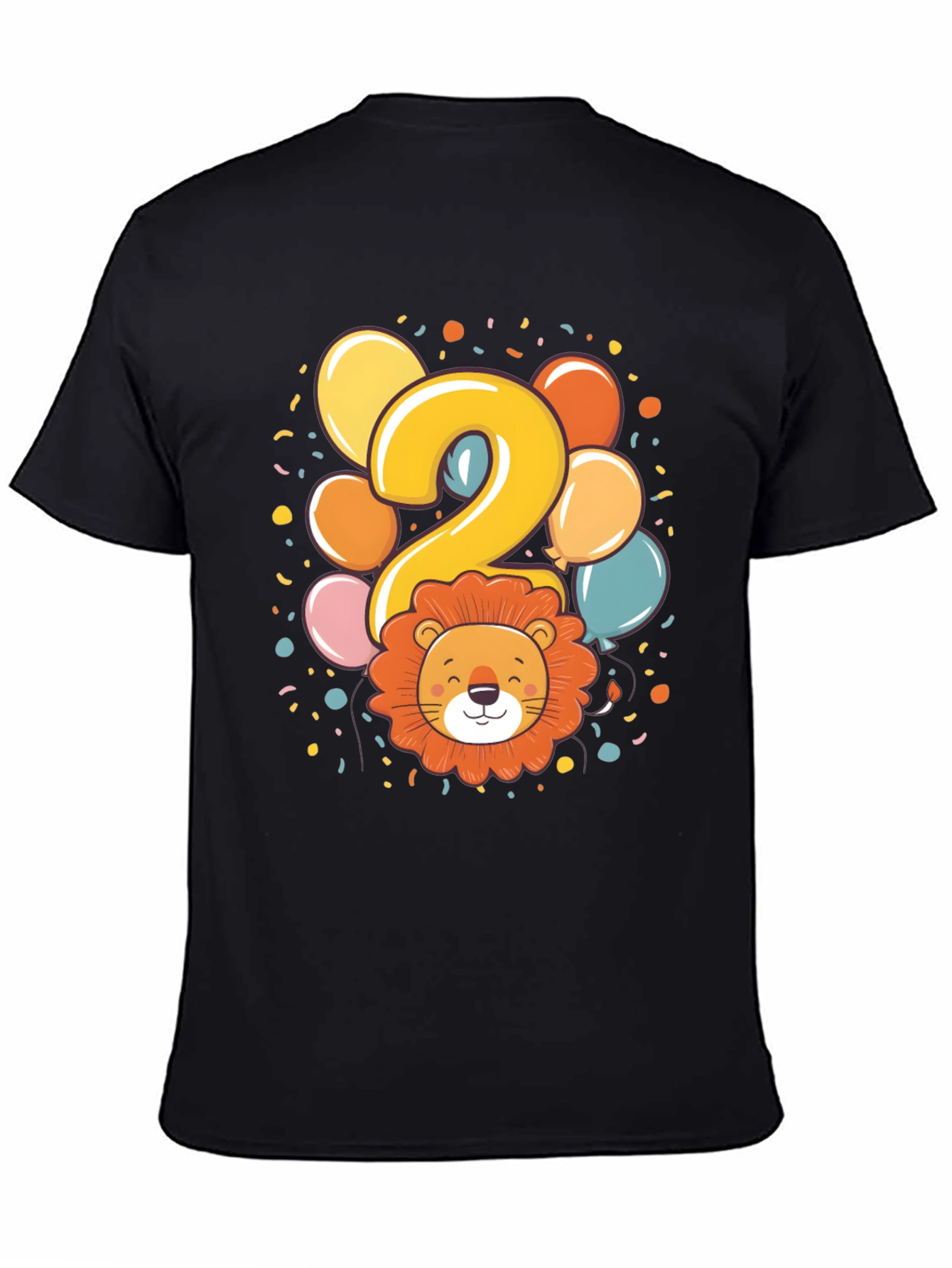 Kids 2nd Birthday Lion T-Shirt