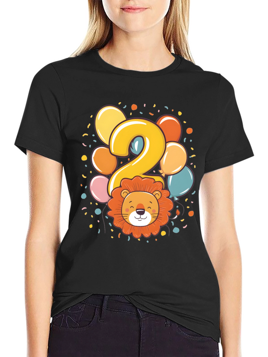 Kids 2nd Birthday Lion T-Shirt