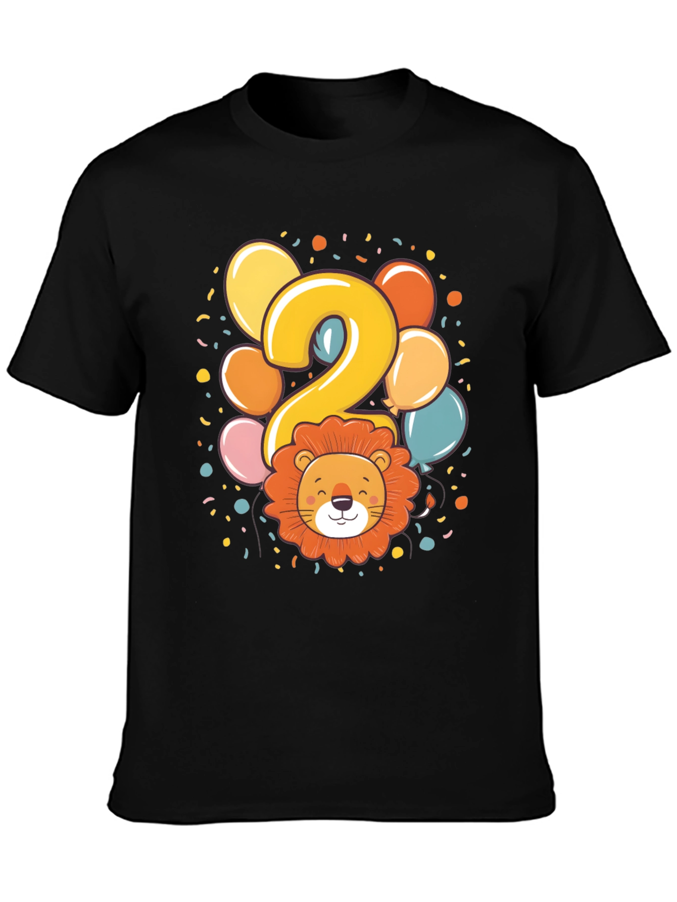 Kids 2nd Birthday Lion T-Shirt