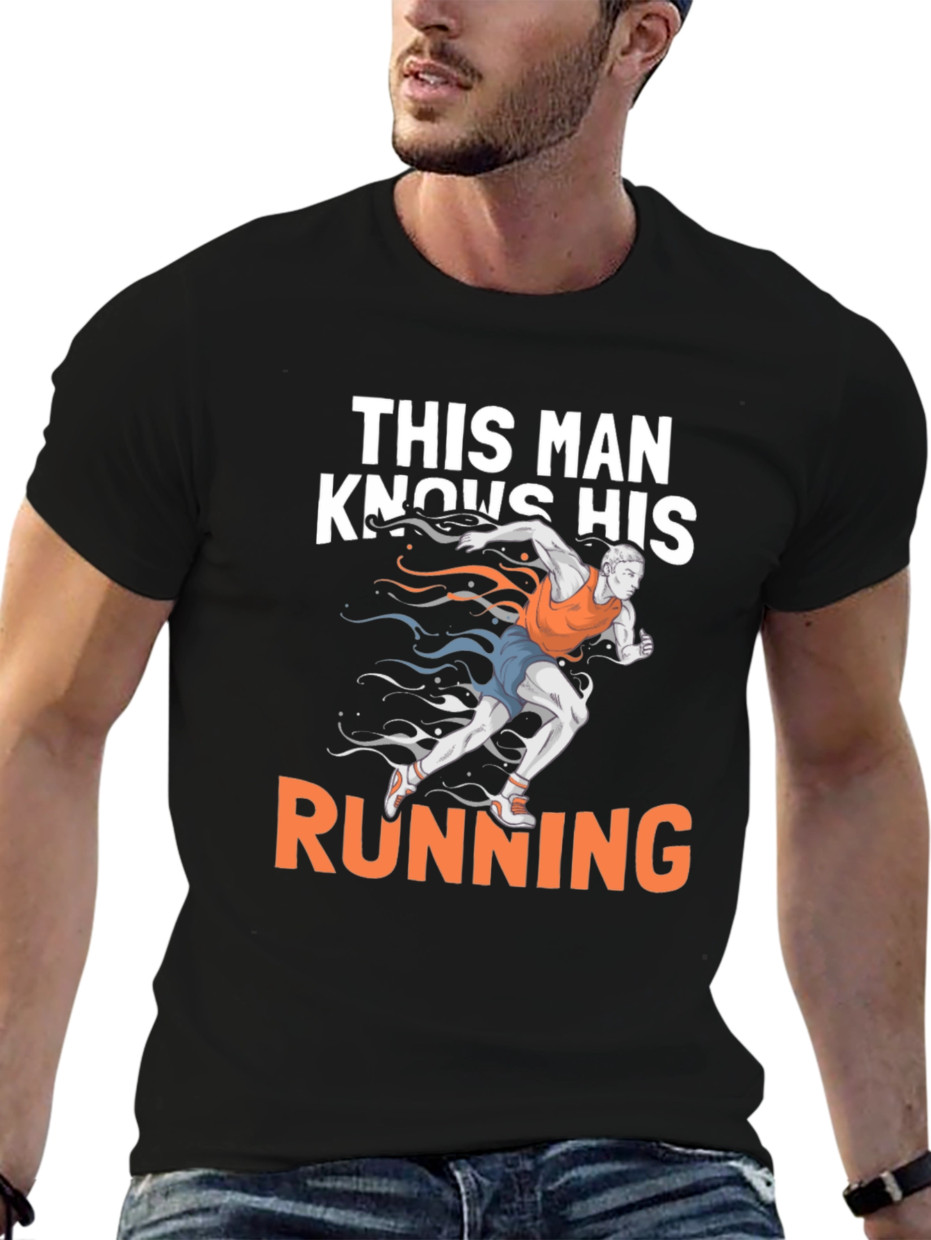 This Man Knows His Running T-Shirt