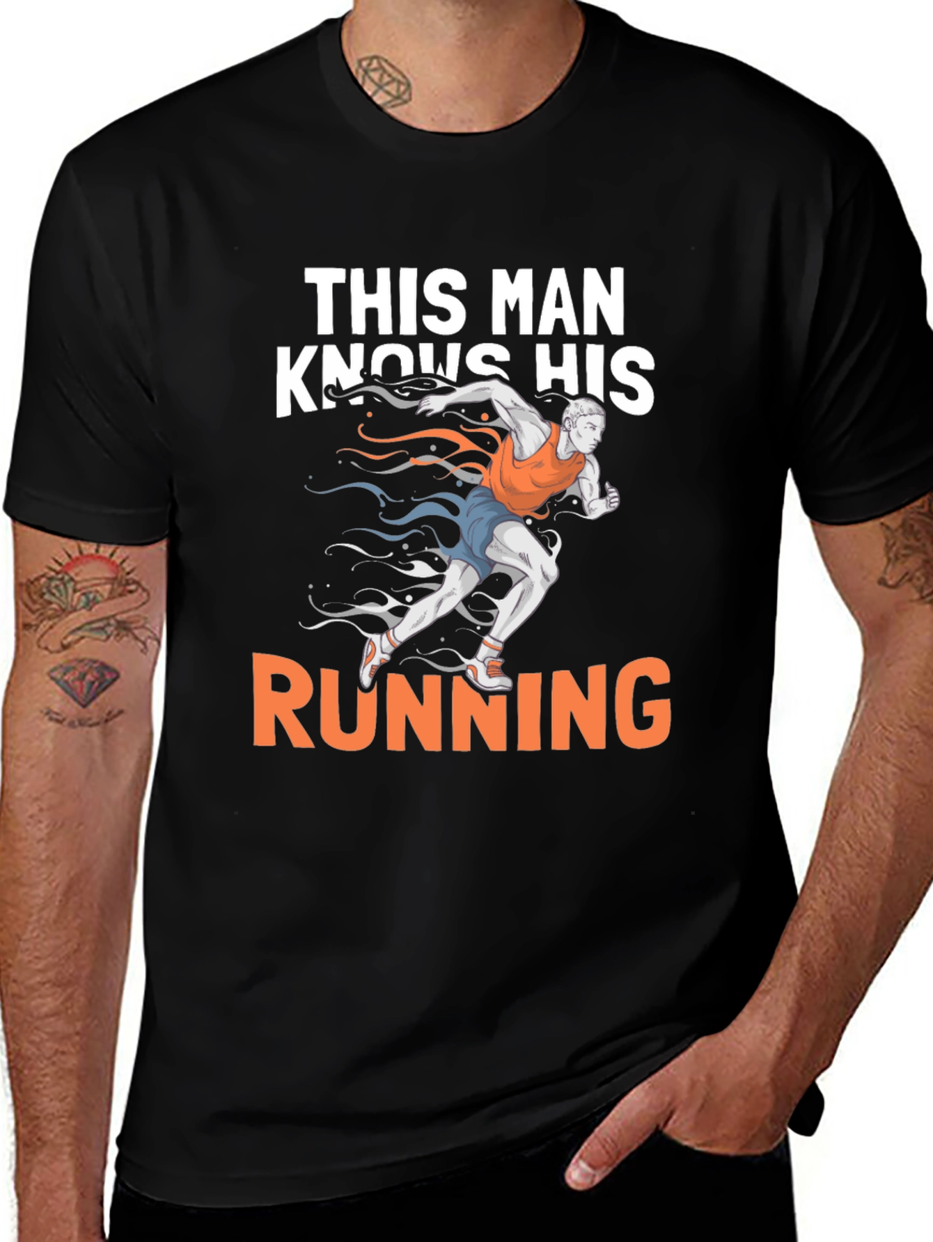 This Man Knows His Running T-Shirt
