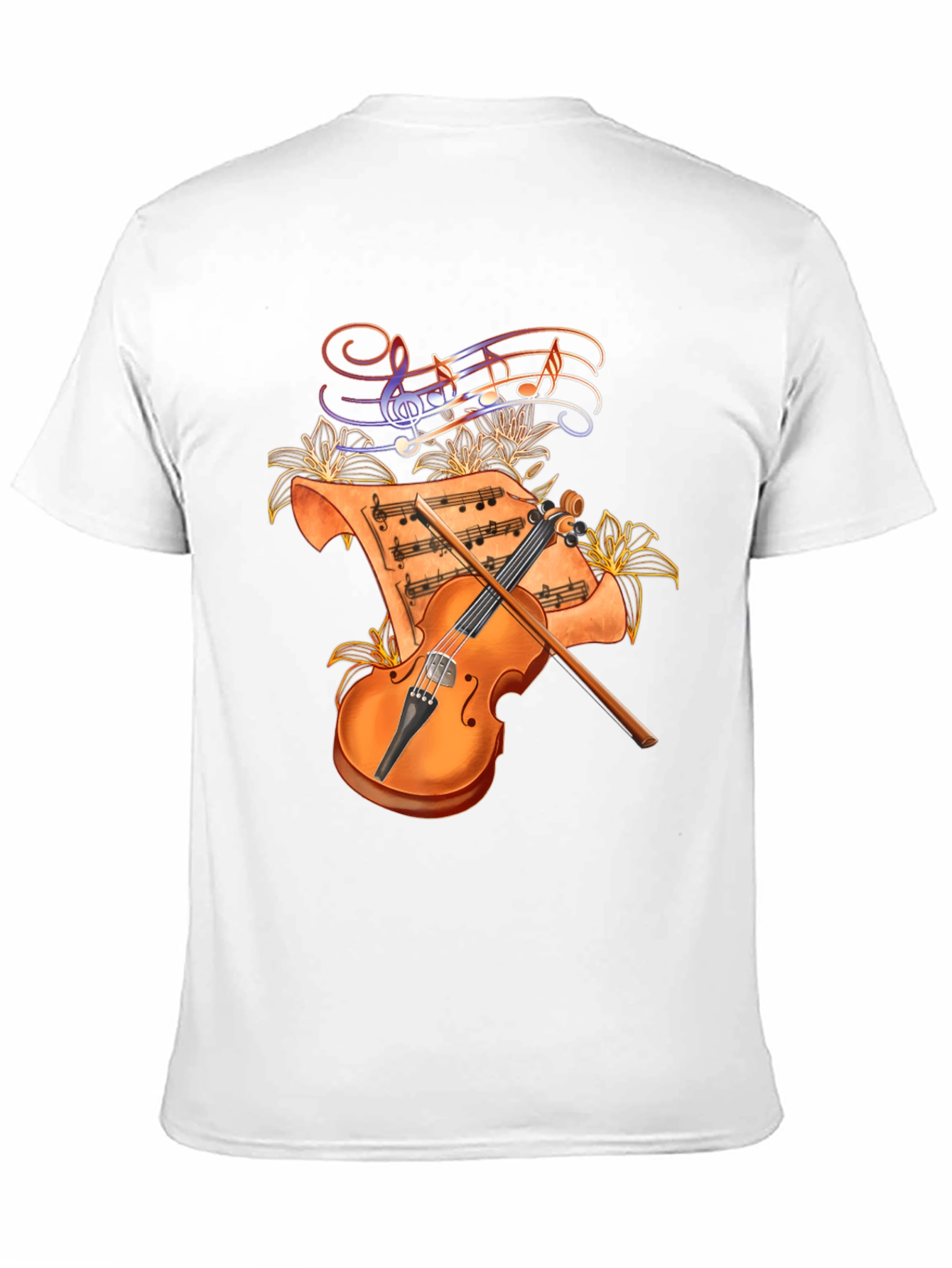 Musical Violin Graphic T-Shirt