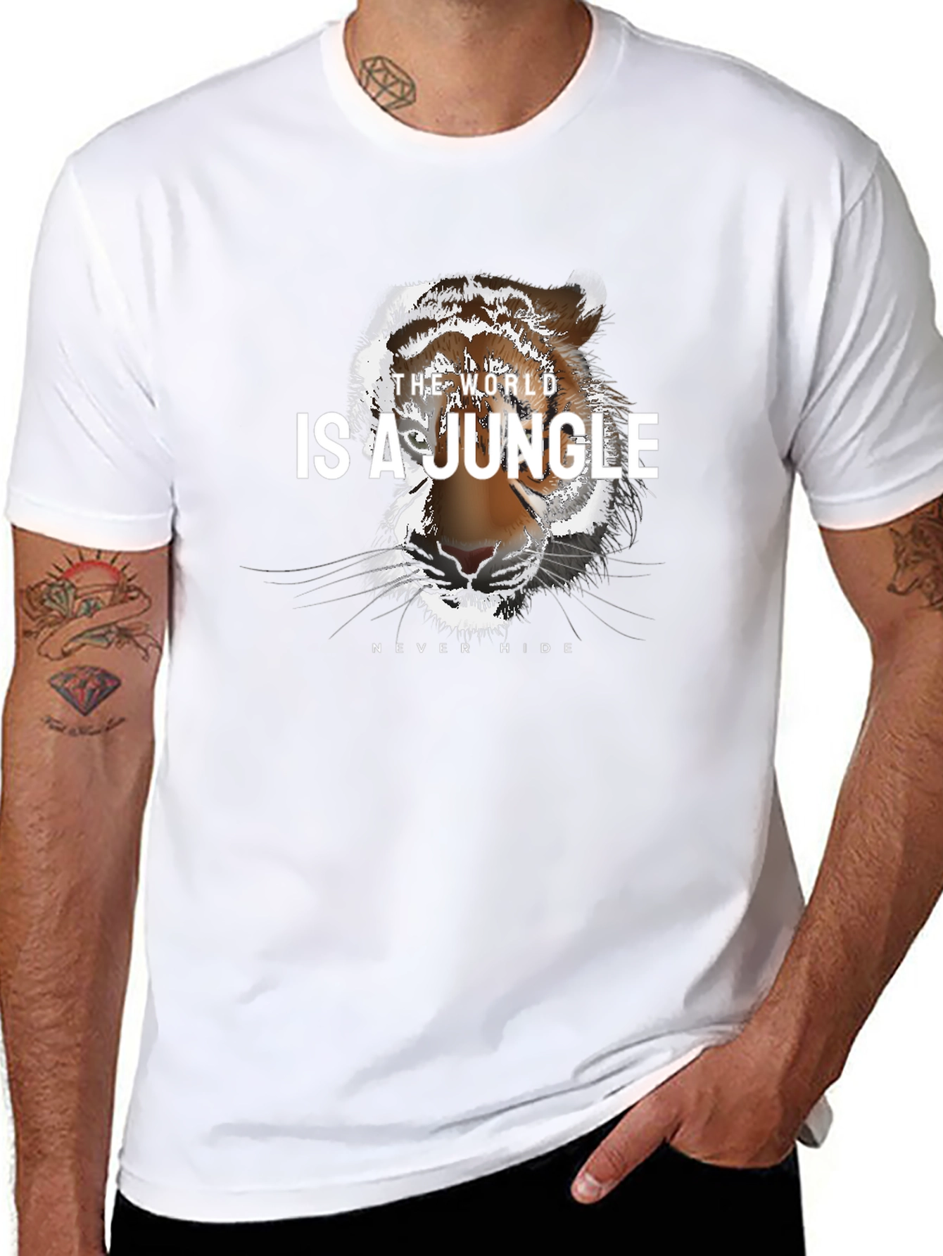 The World Is A Jungle Tiger T-Shirt