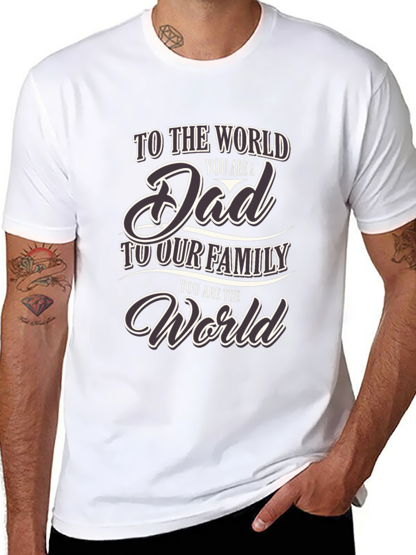 To the World You are a Dad T-Shirt