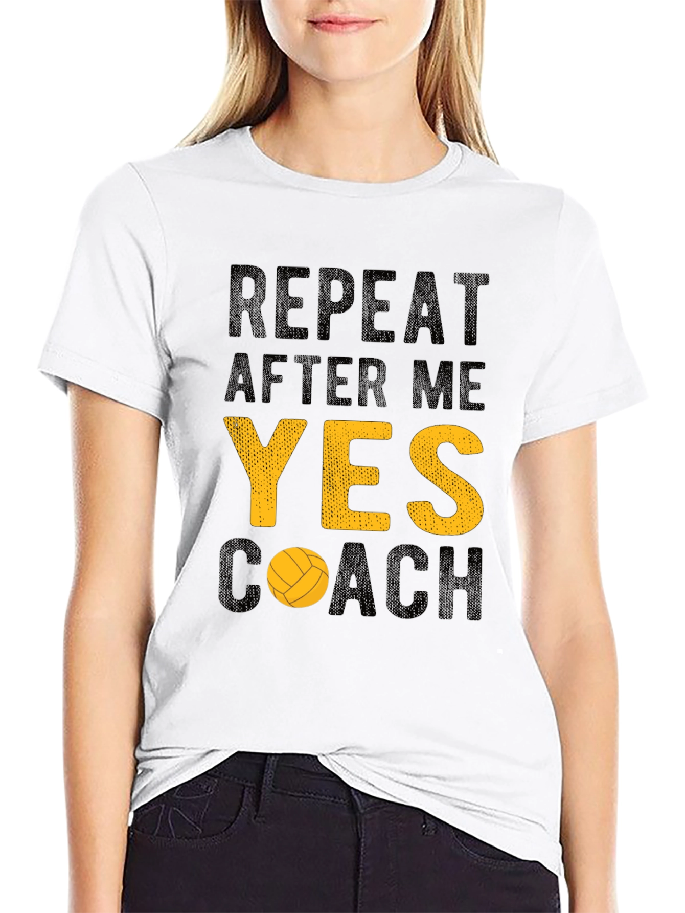Yes Coach Volleyball T-Shirt