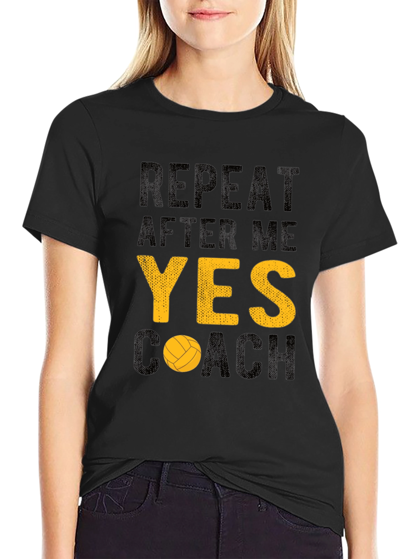 Yes Coach Volleyball T-Shirt