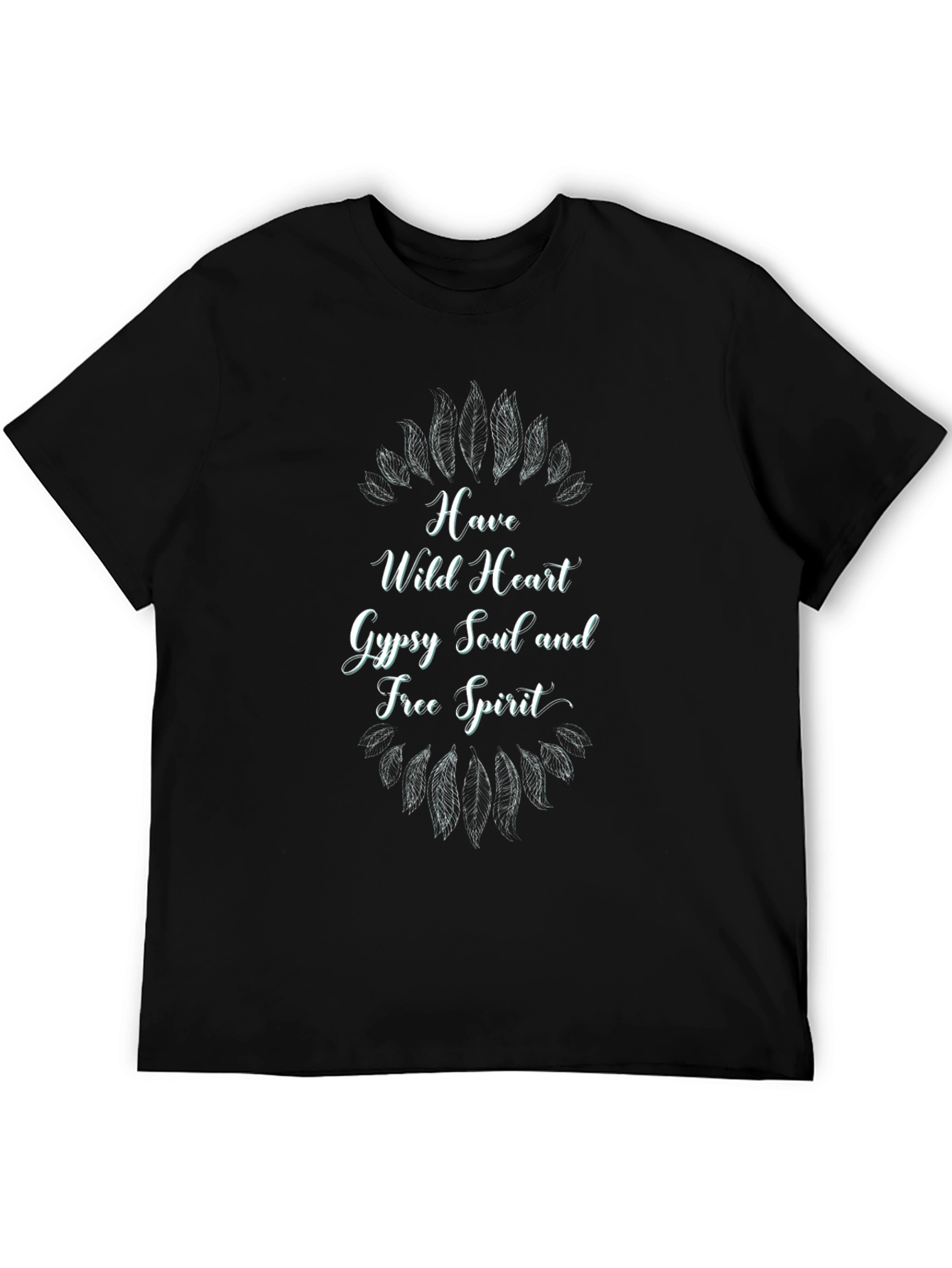 Wild Heart Gypsy Soul Black Graphic Tee