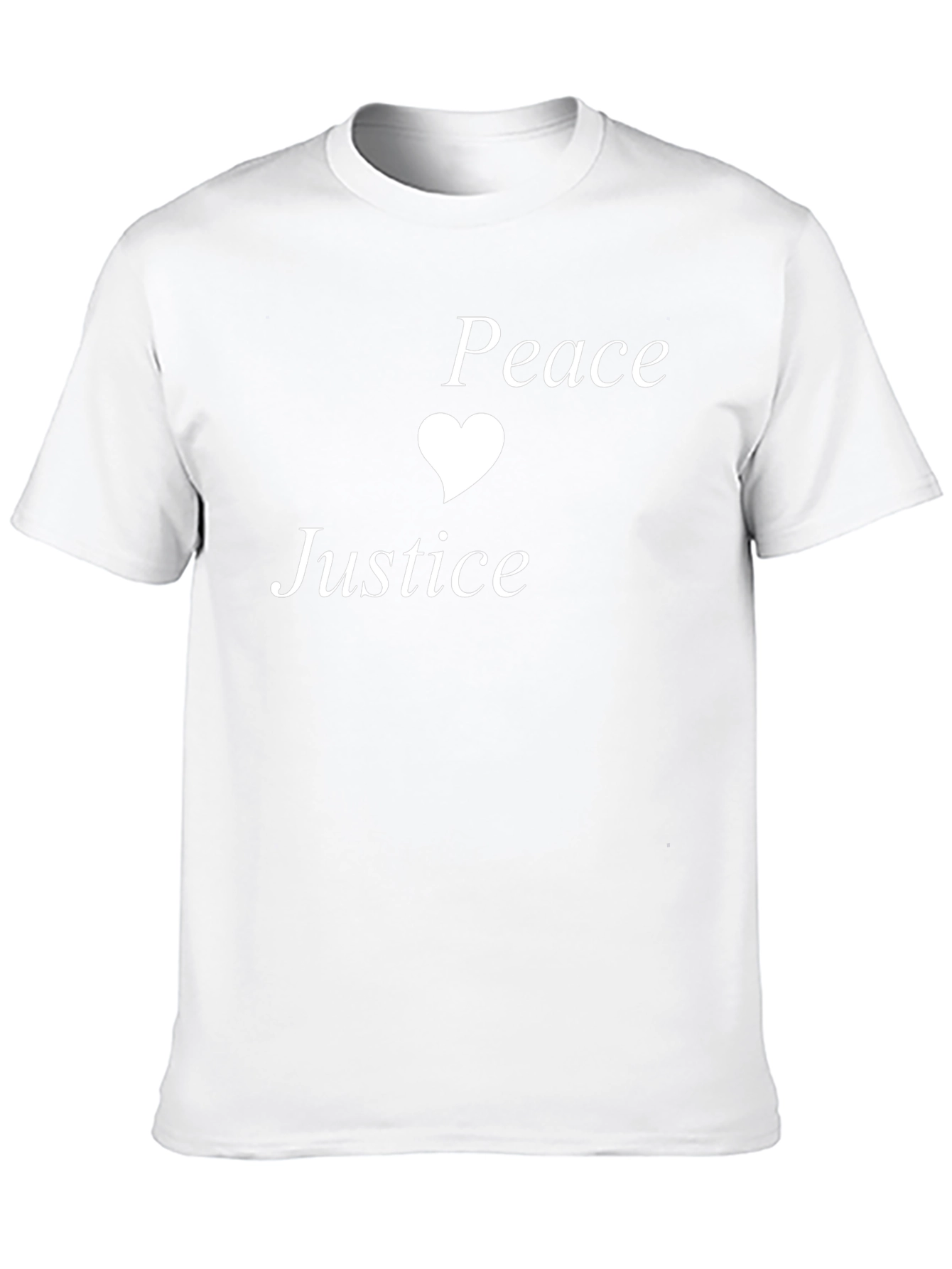 Peace Justice T-Shirt - Soft Cotton Blend