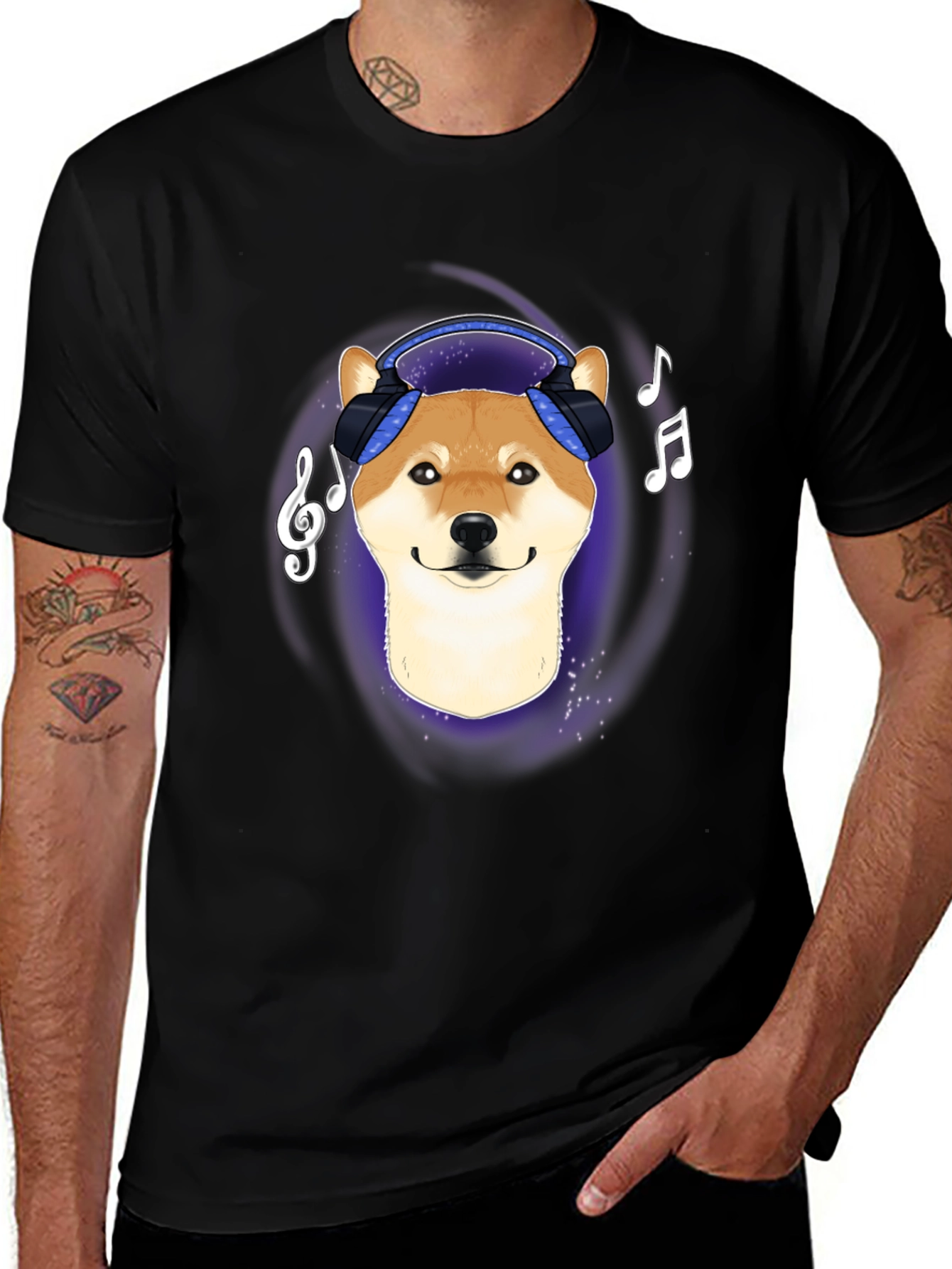 Dog DJ T-Shirt - Music Lover Tee