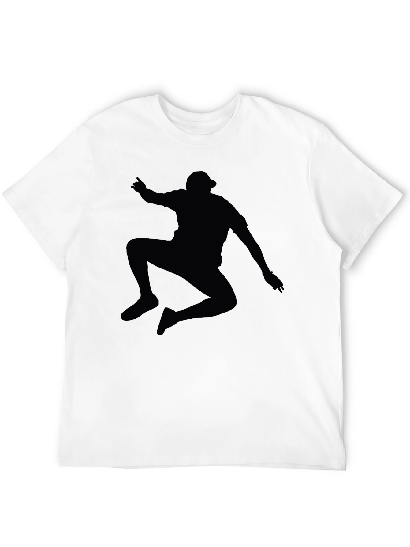 Black Skateboarder Silhouette Tee
