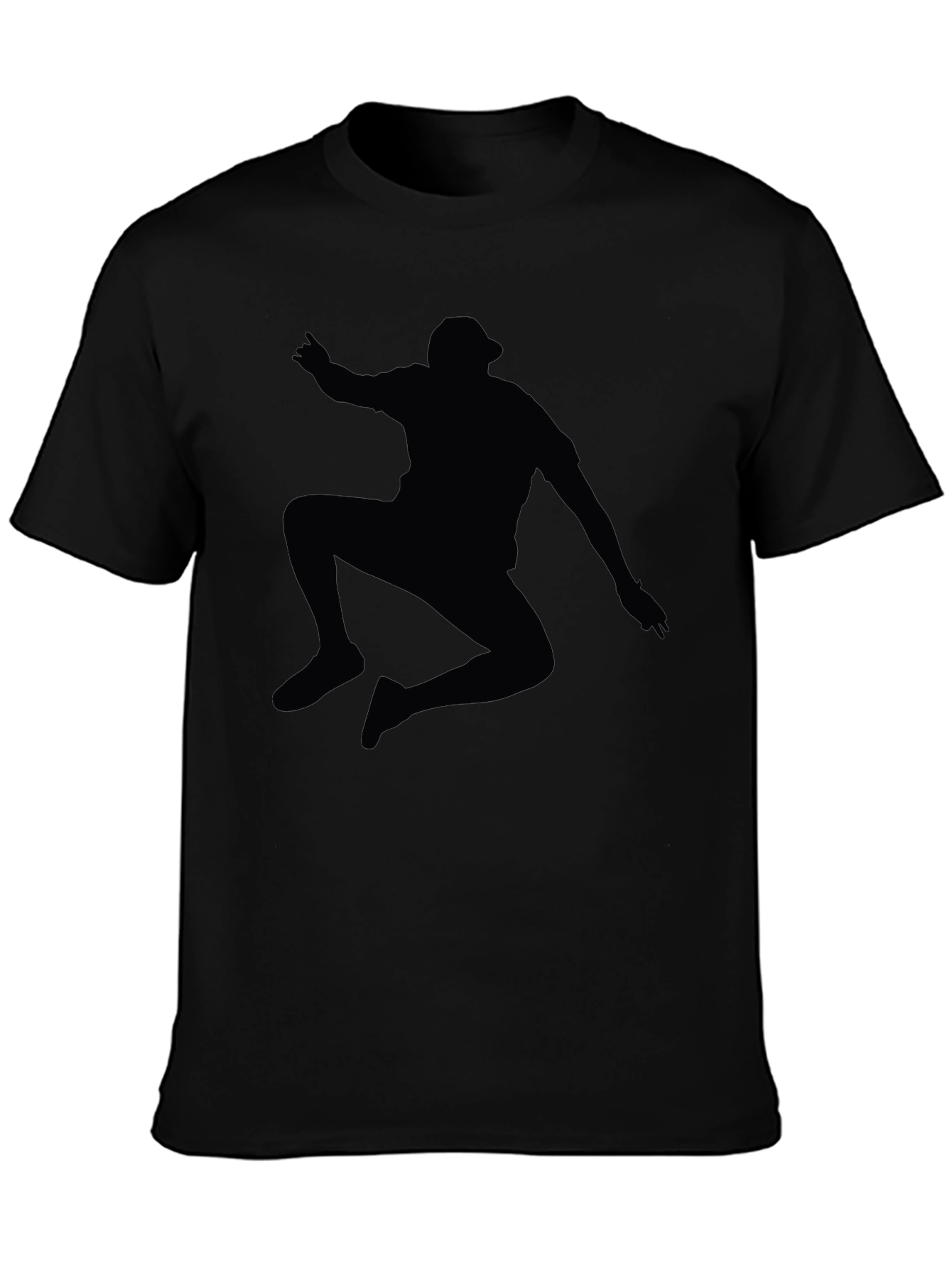 Black Skateboarder Silhouette Tee
