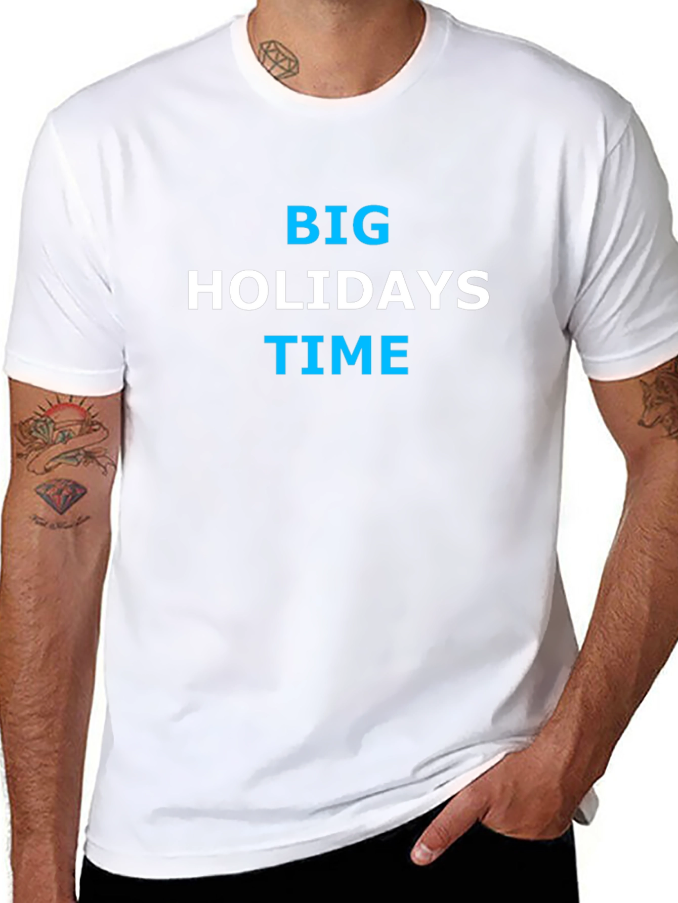 Big Holidays Time Graphic T-Shirt