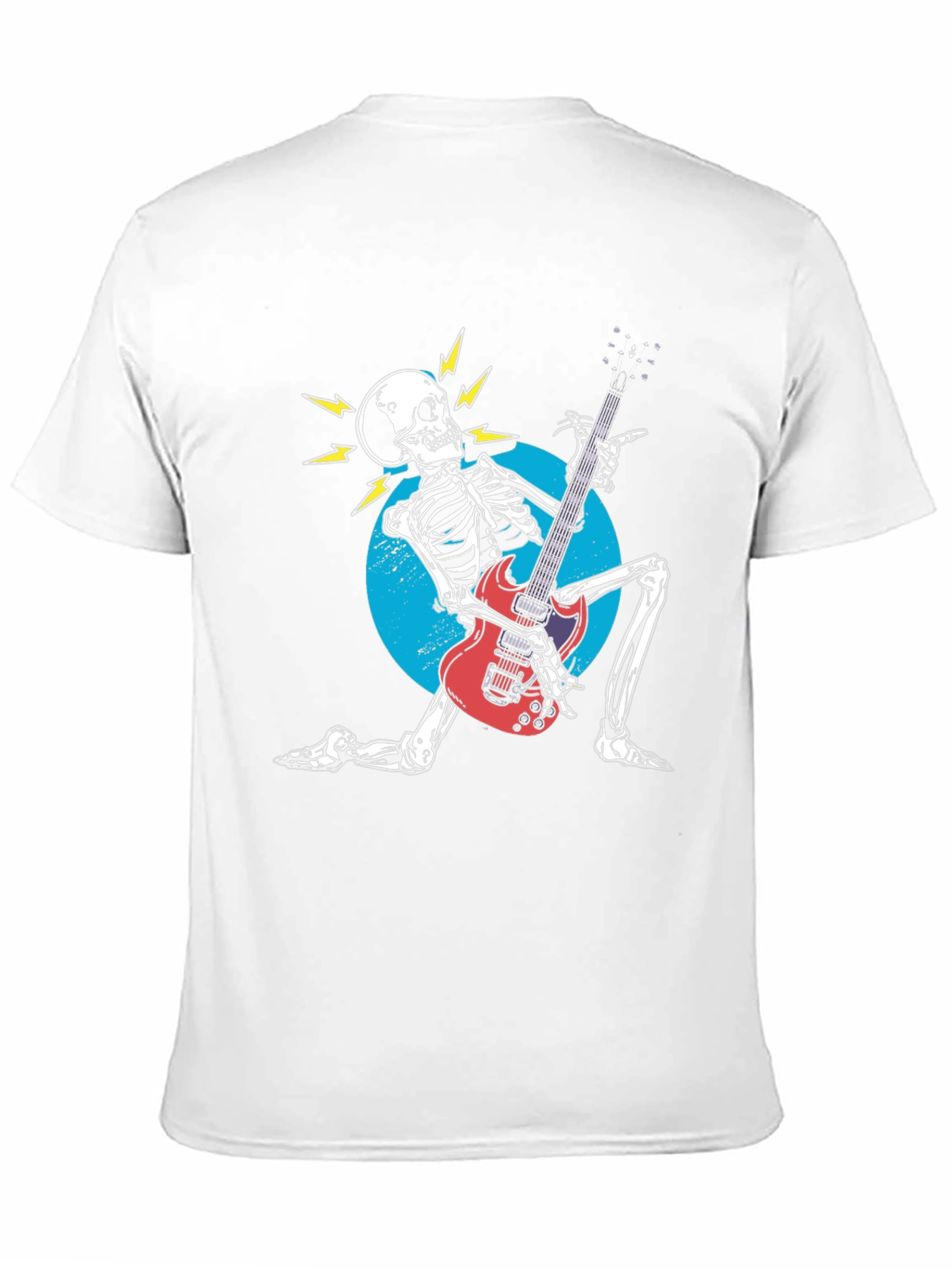Rock On! Skeleton Guitarist Graphic Tee