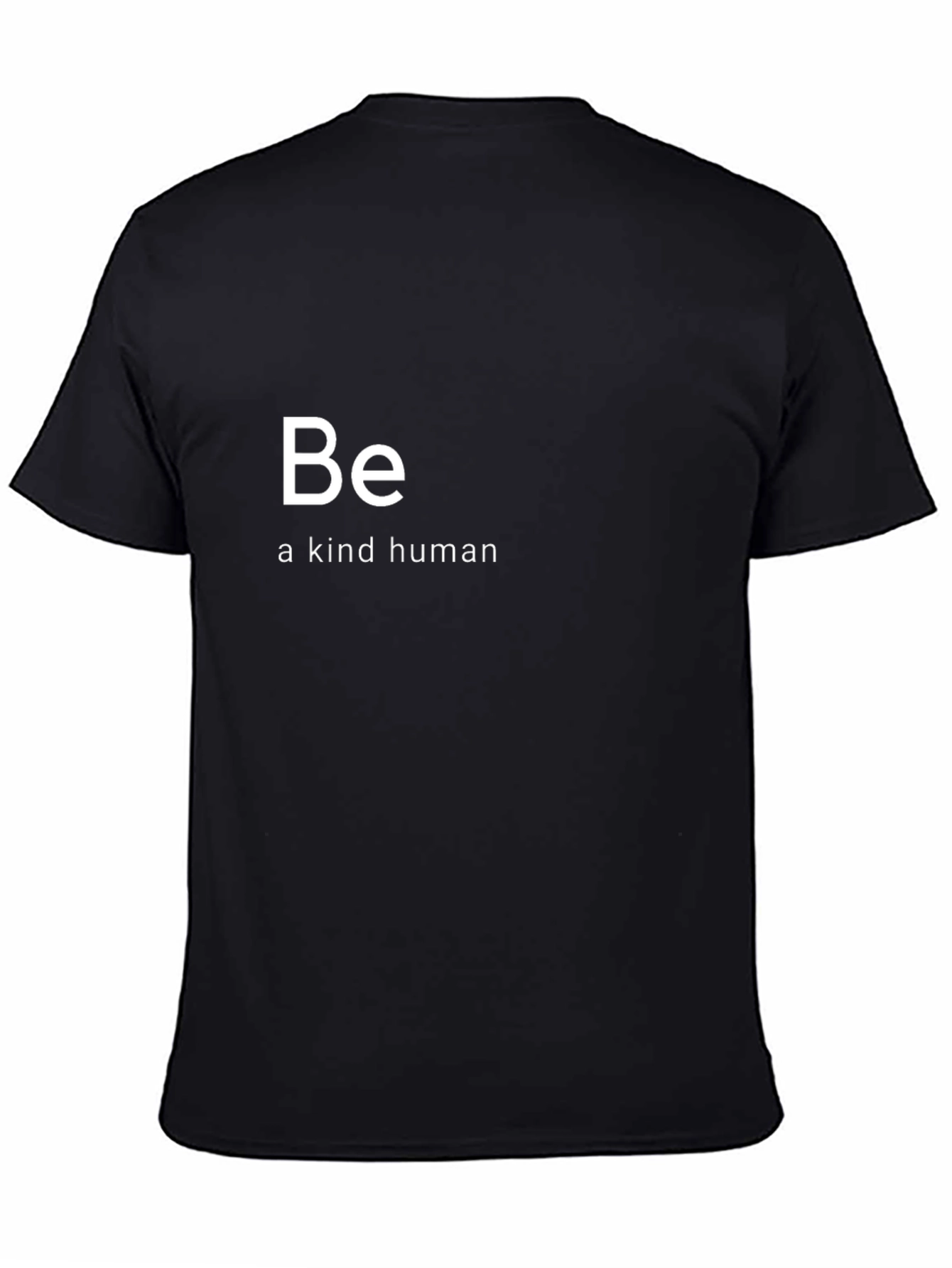 Be a Kind Human Black Graphic T-Shirt