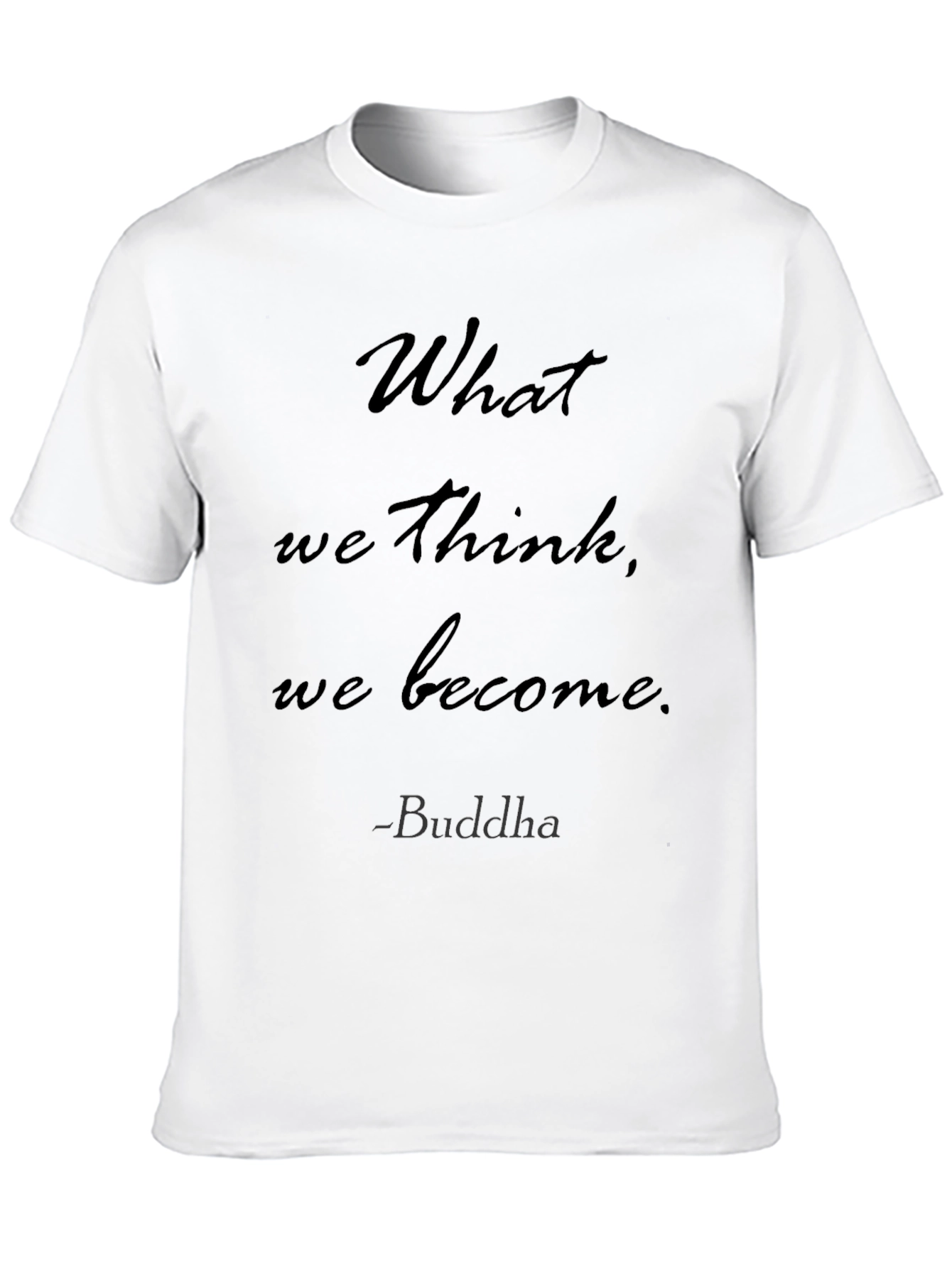 Inspirational Buddha Quote Black T-Shirt
