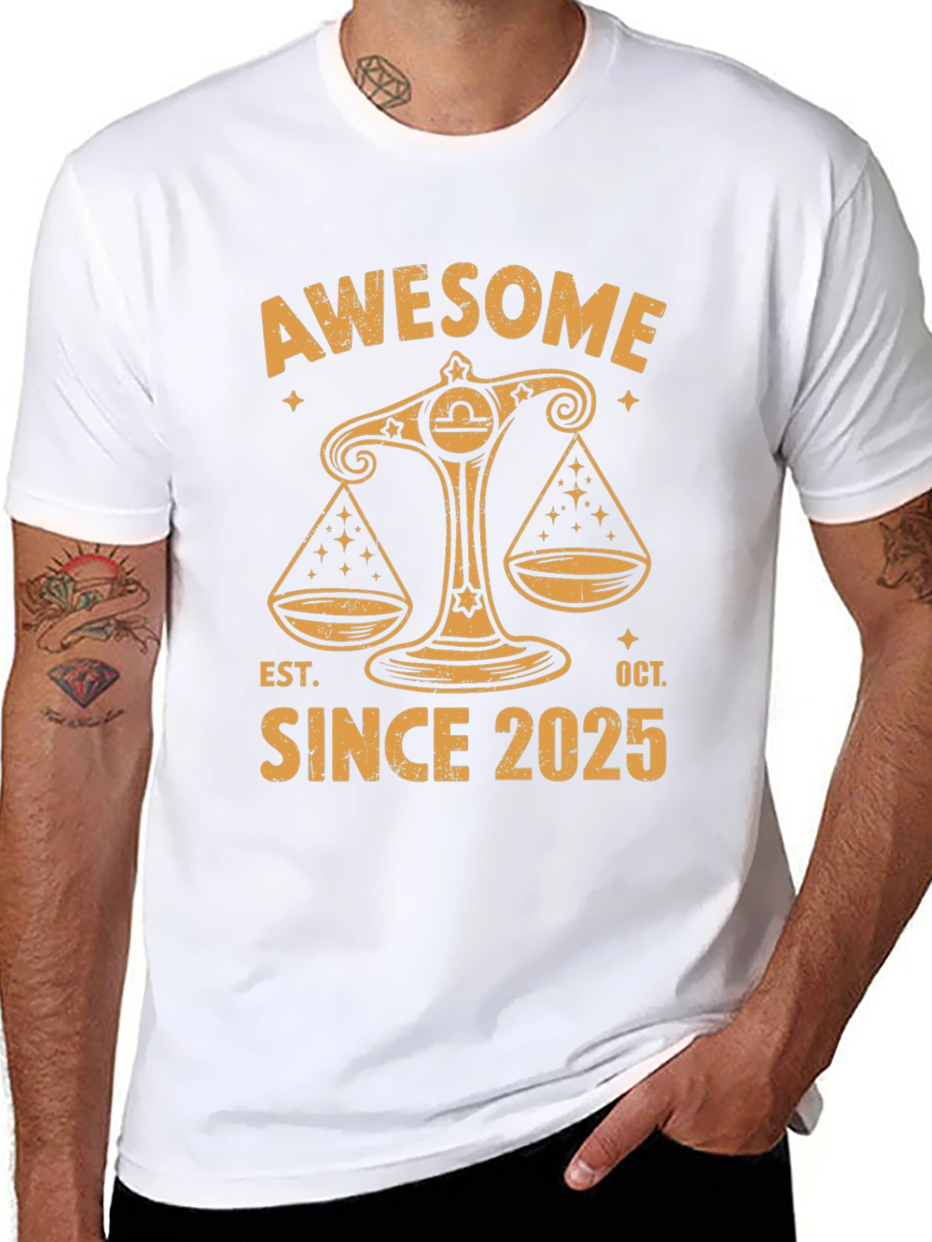 Awesome Libra Since 2025 T-Shirt