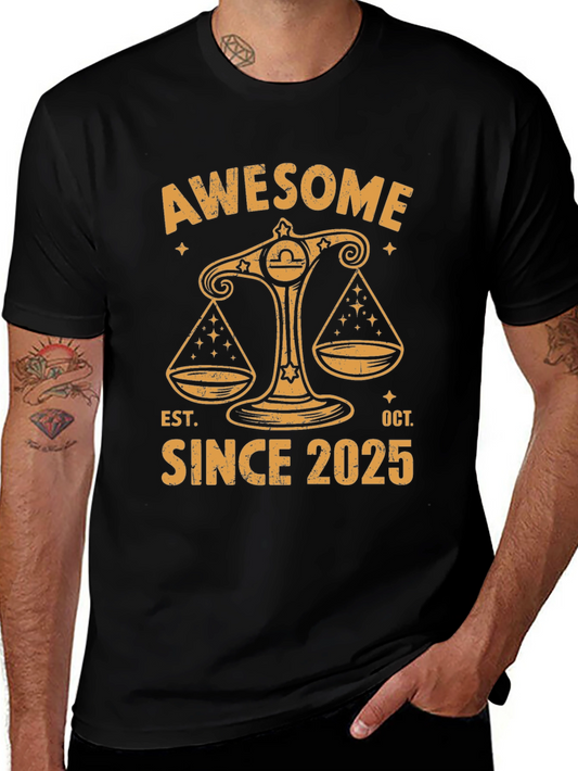 Awesome Libra Since 2025 T-Shirt
