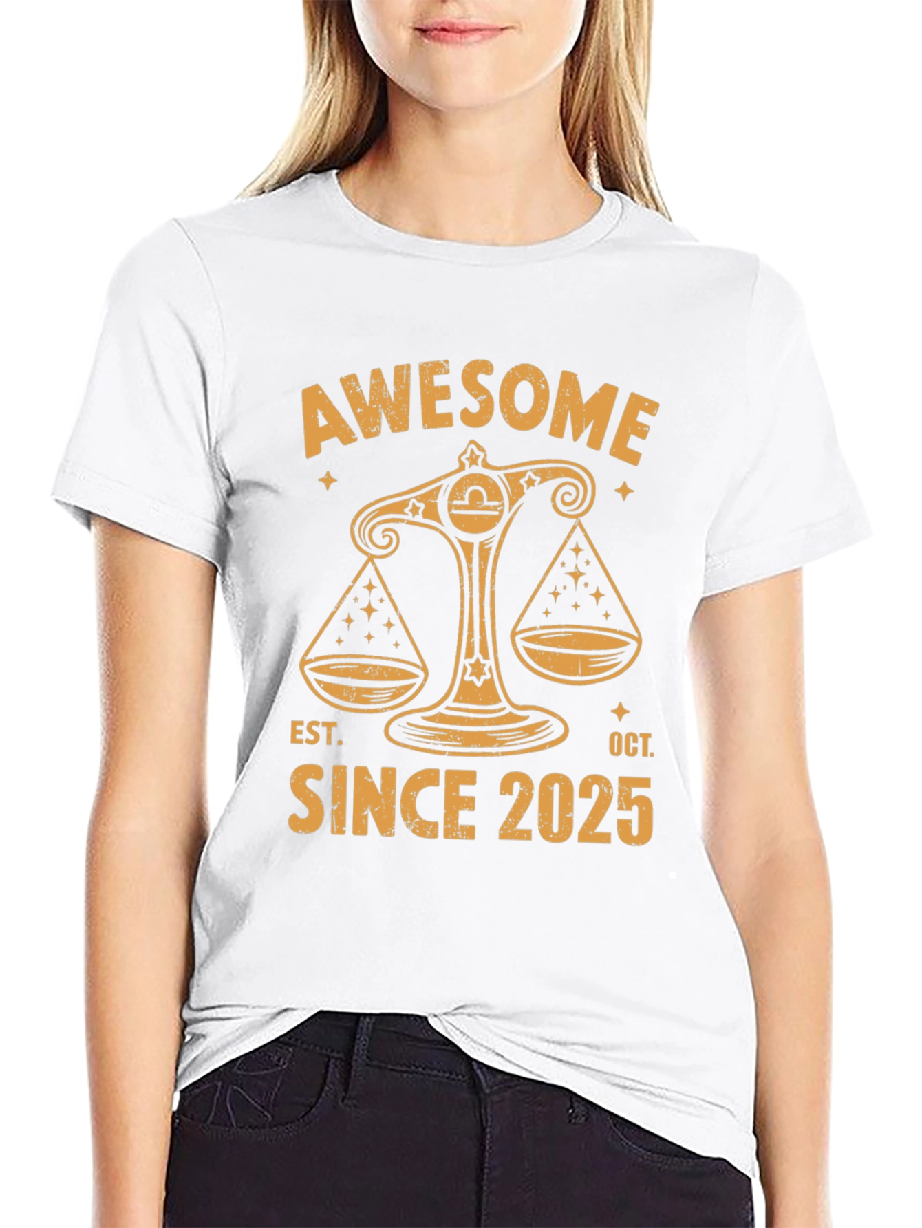 Awesome Libra Since 2025 T-Shirt