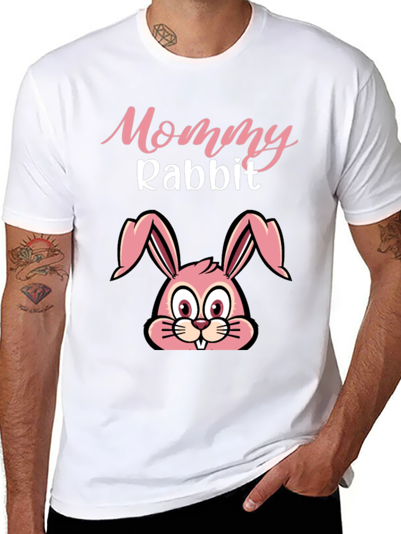 Mommy Rabbit Easter Graphic Tee