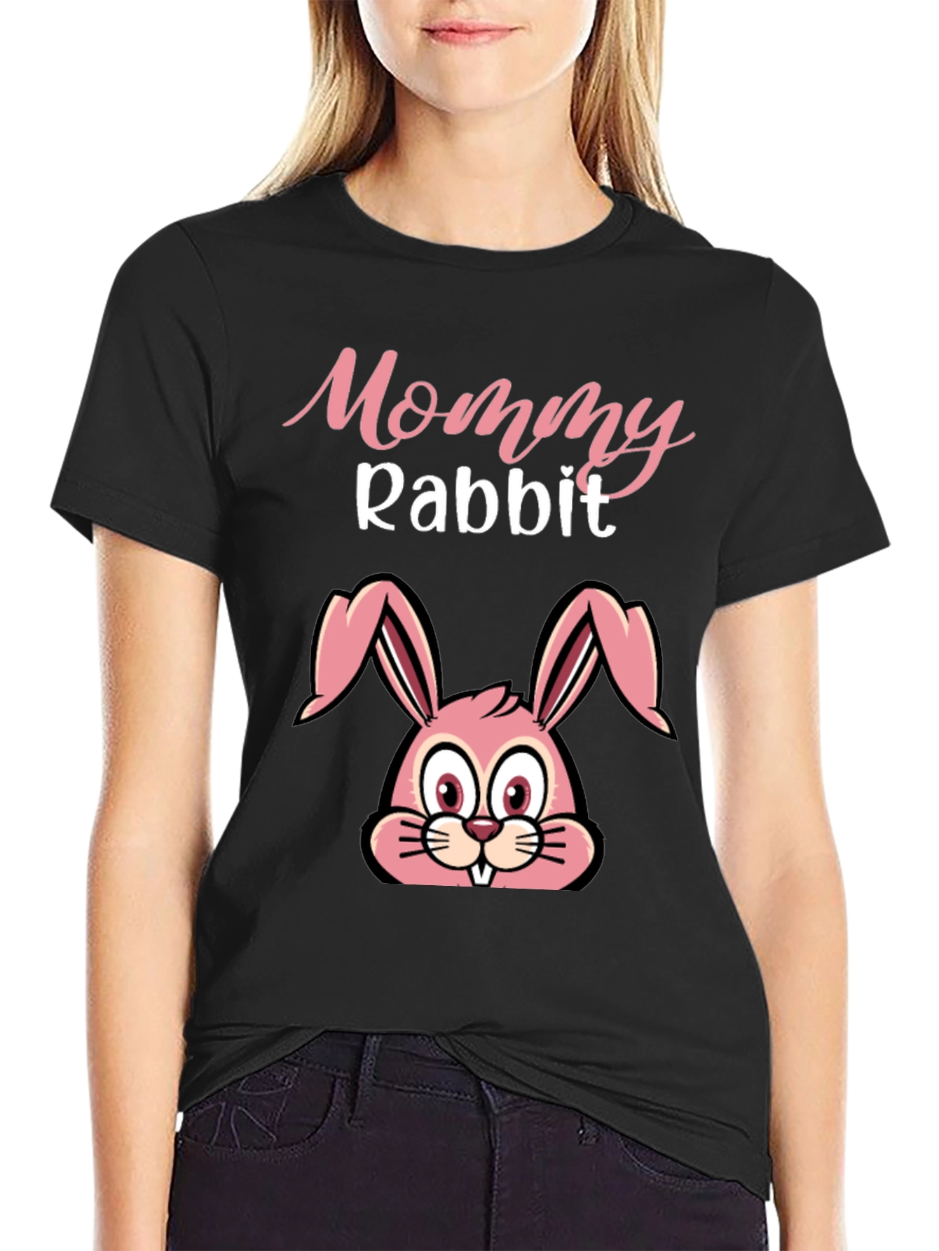Mommy Rabbit Easter Graphic Tee