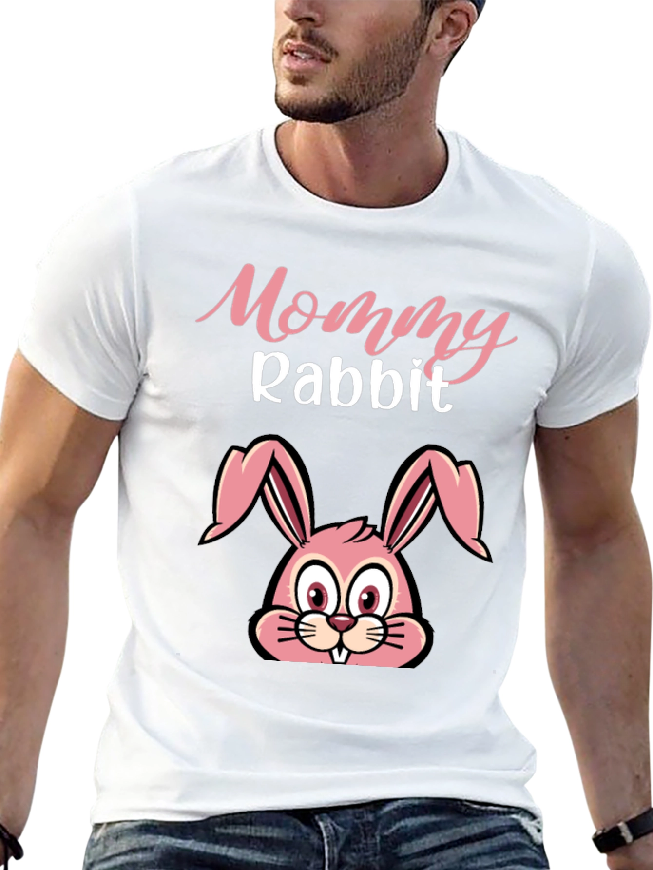 Mommy Rabbit Easter Graphic Tee
