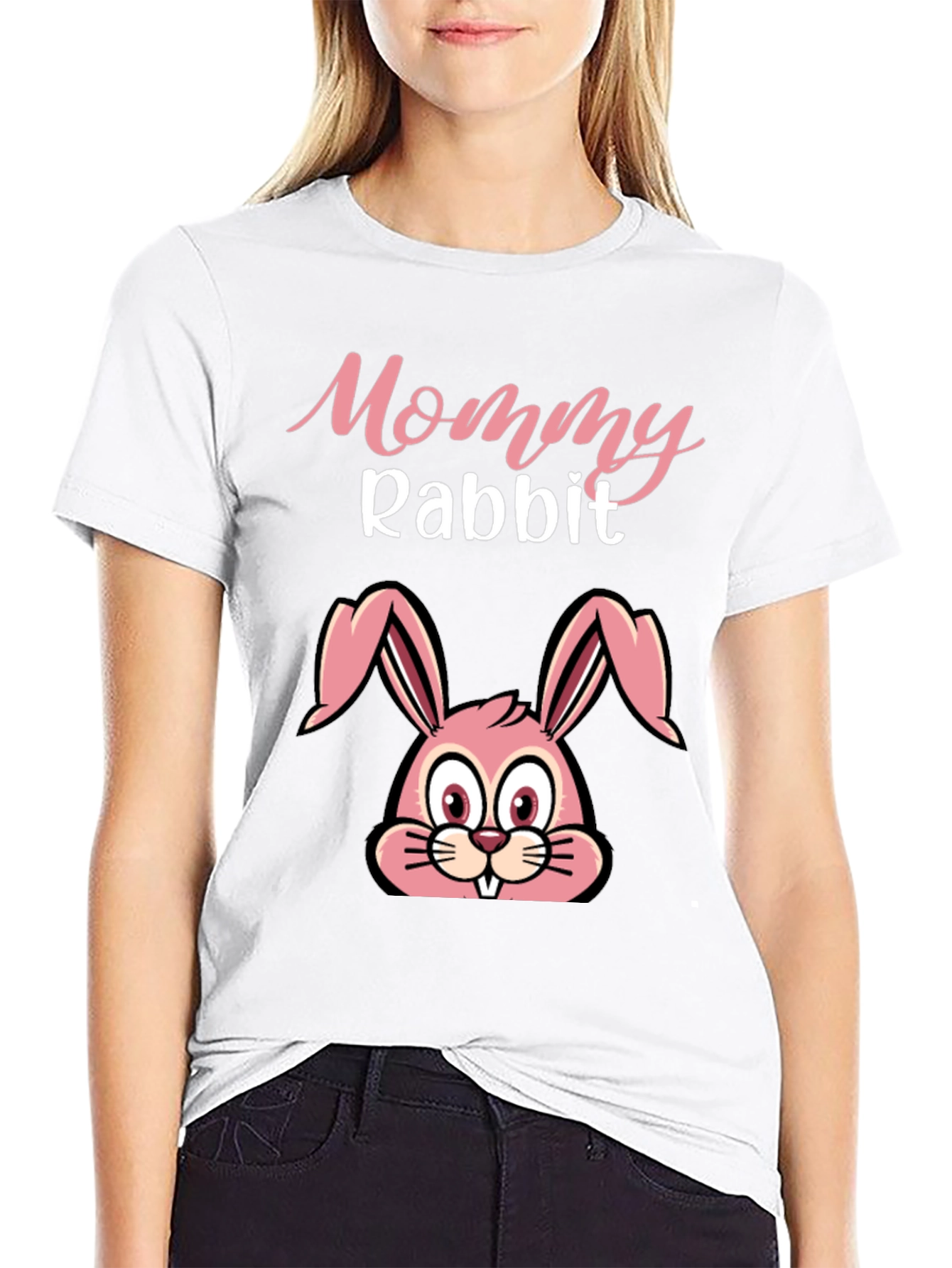 Mommy Rabbit Easter Graphic Tee