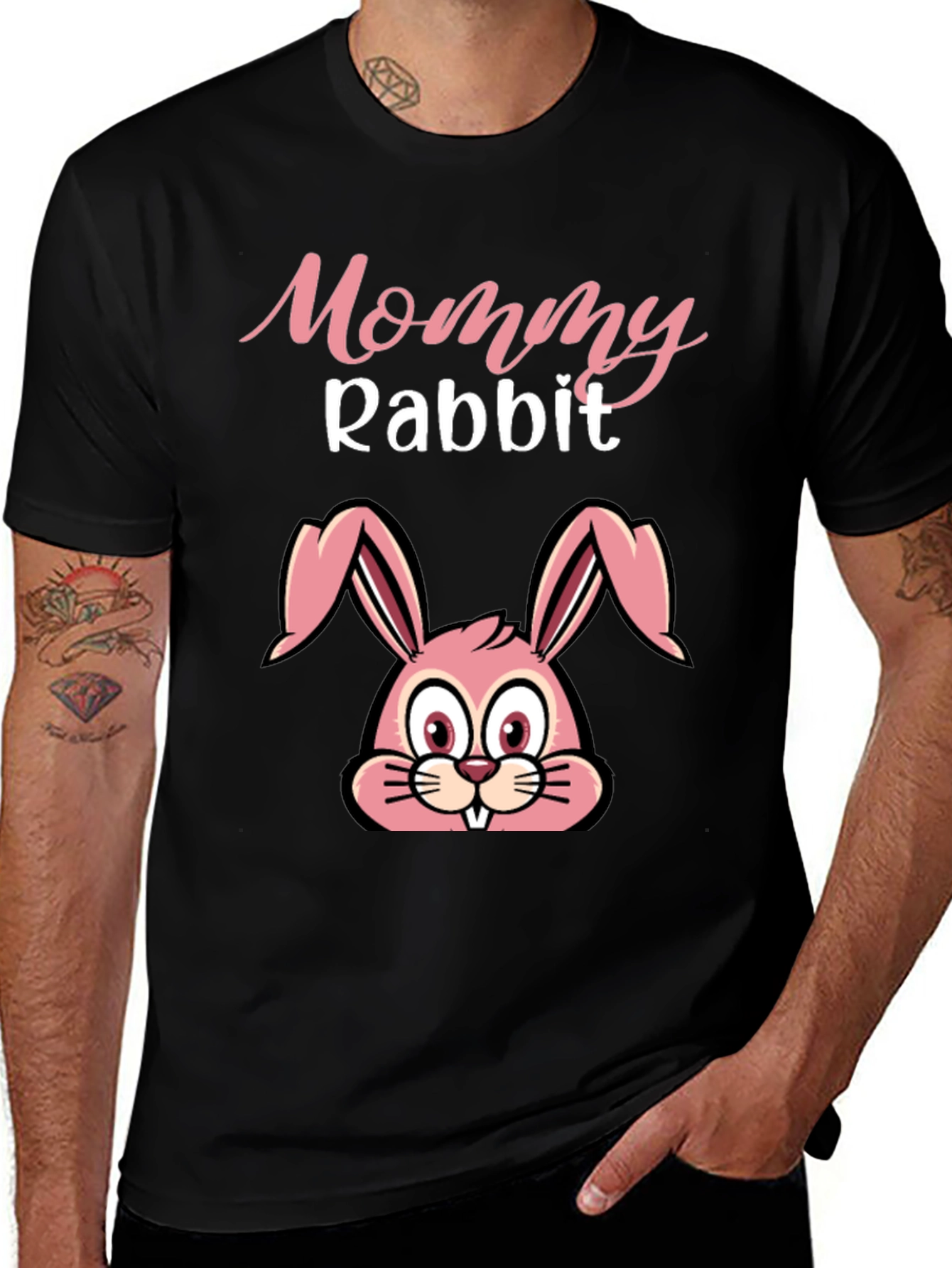 Mommy Rabbit Easter Graphic Tee
