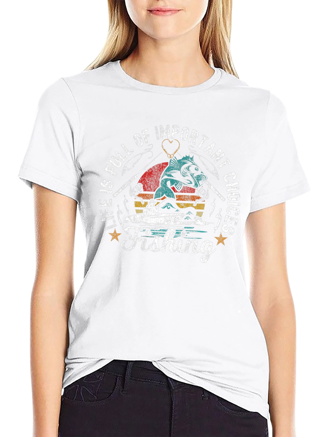 Fishing Important Choices Graphic Tee