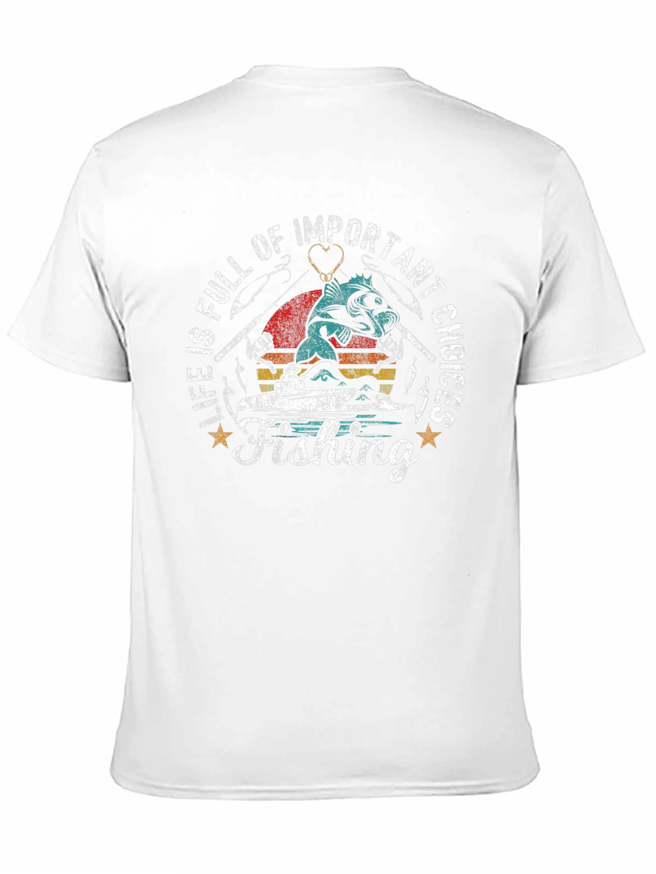 Fishing Important Choices Graphic Tee