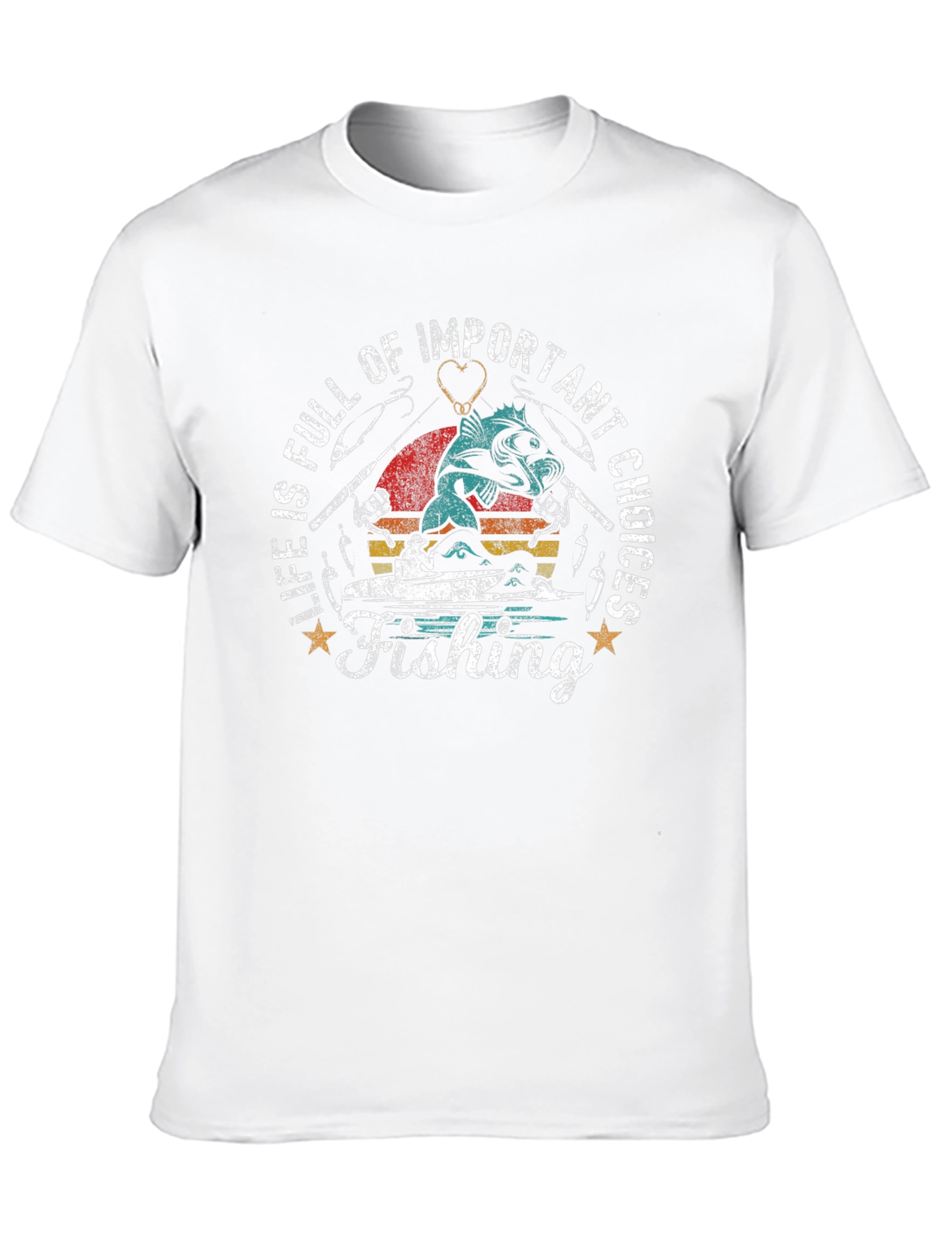 Fishing Important Choices Graphic Tee