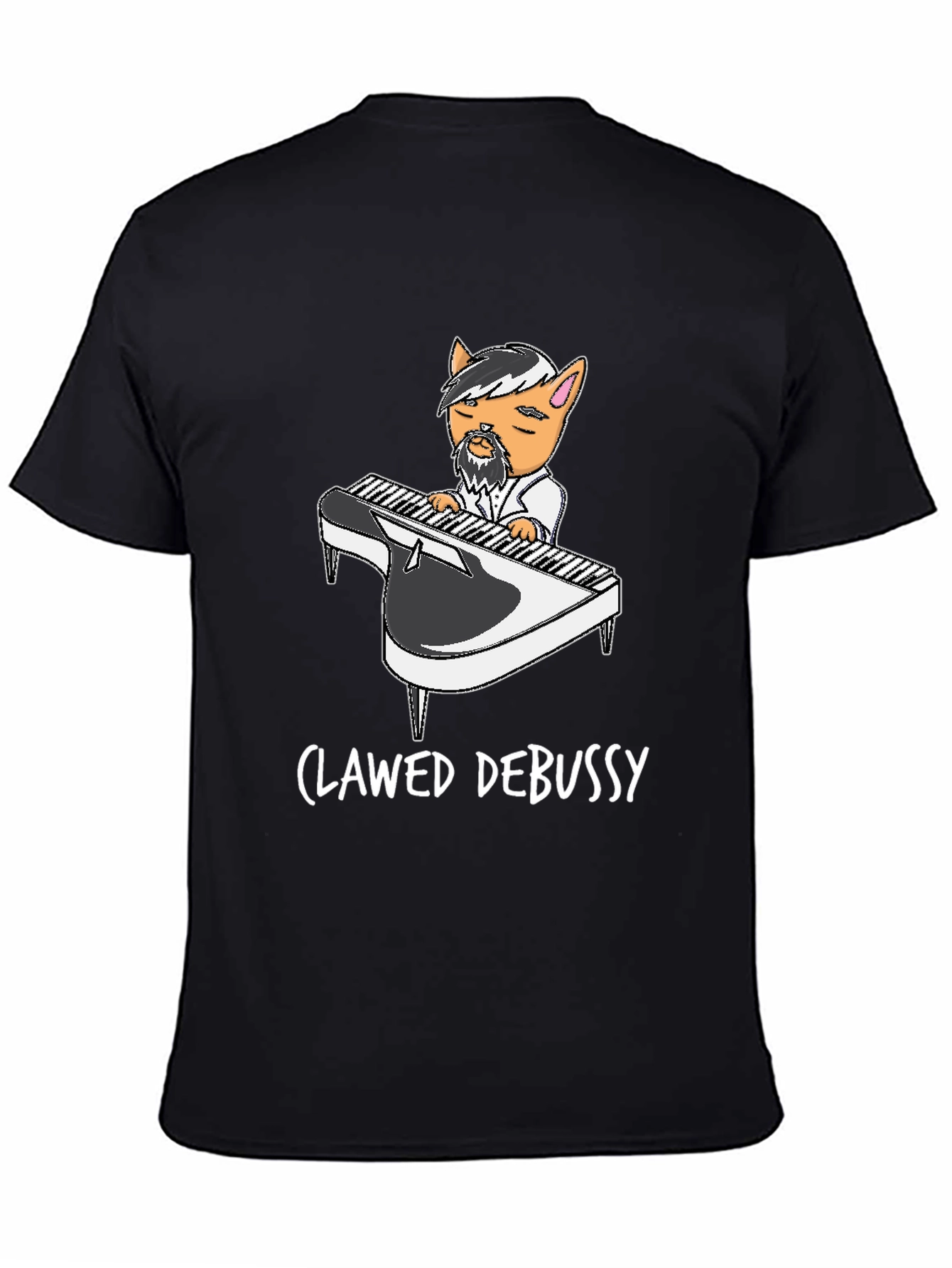 Clawed Debussy Black Graphic Tee