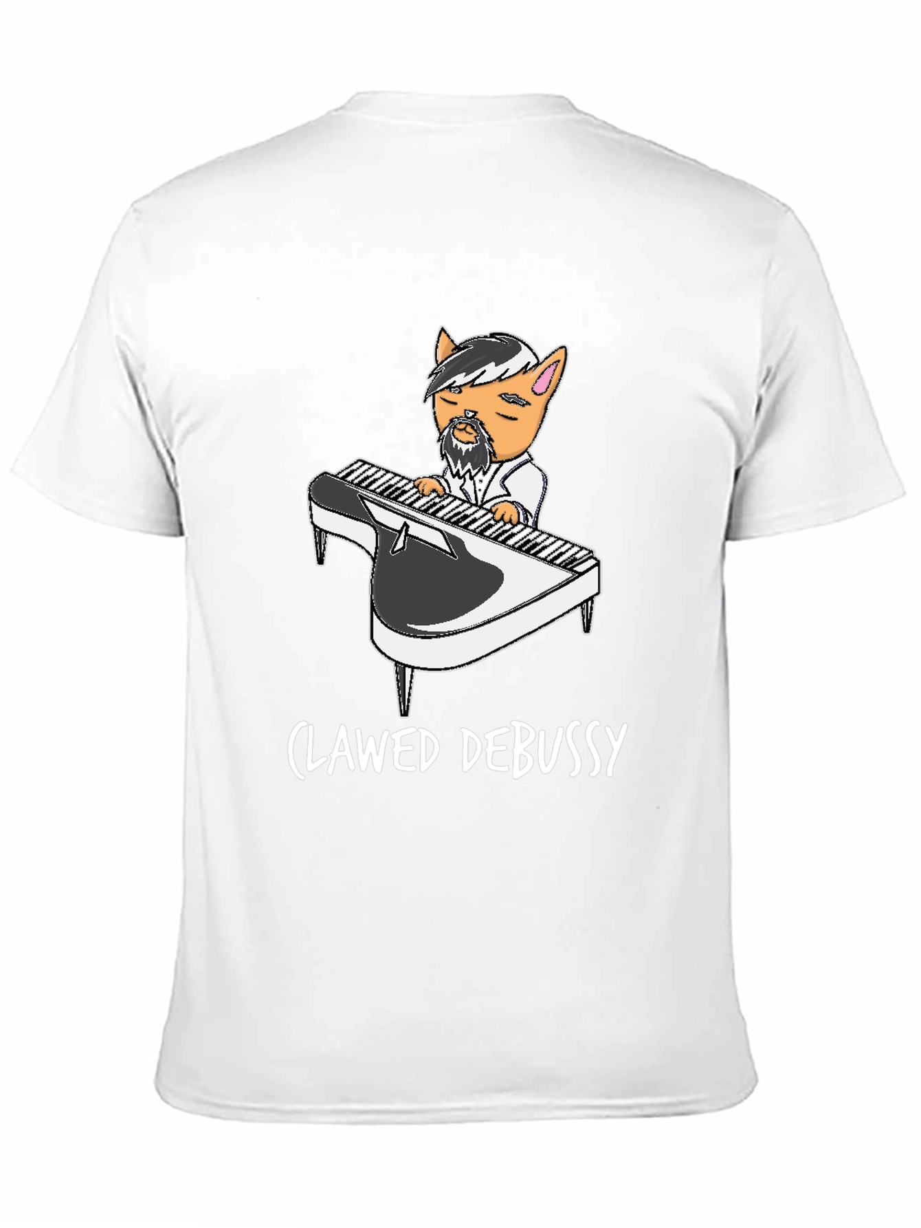 Clawed Debussy Black Graphic Tee