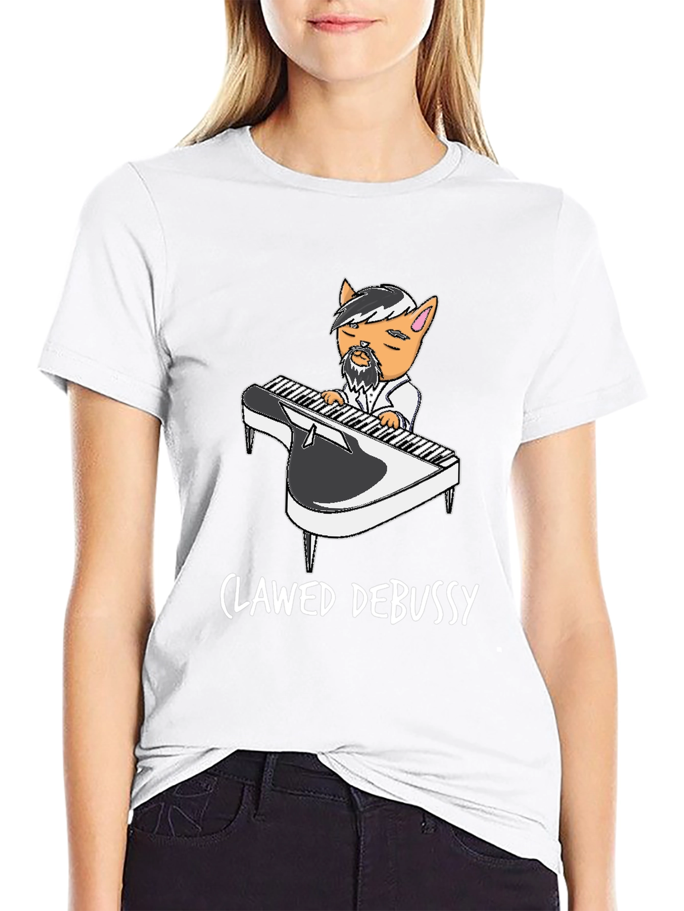 Clawed Debussy Black Graphic Tee