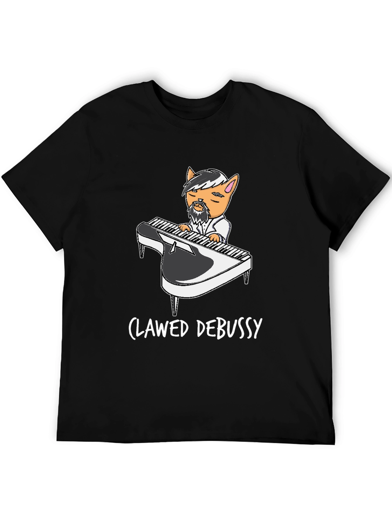 Clawed Debussy Black Graphic Tee