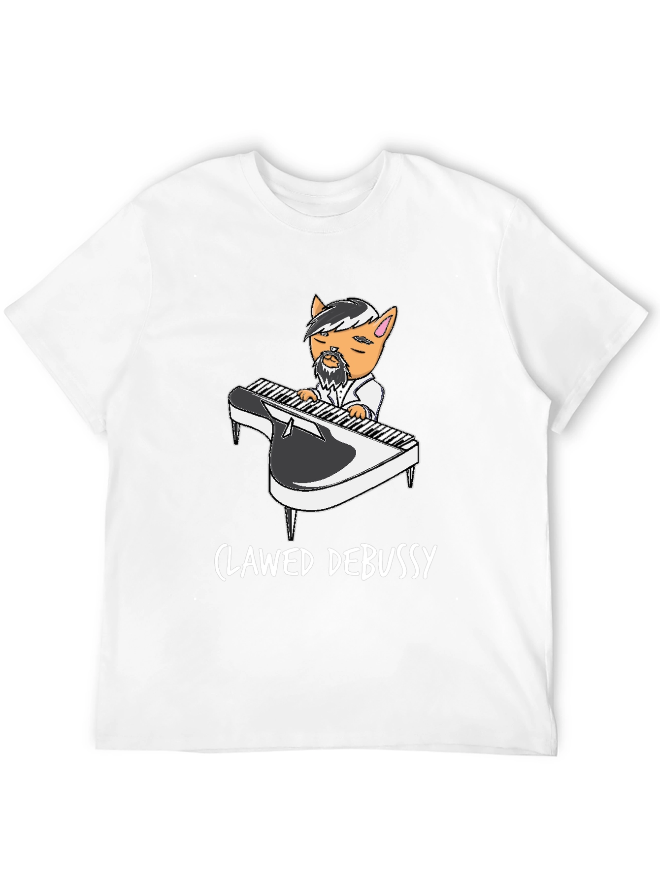 Clawed Debussy Black Graphic Tee