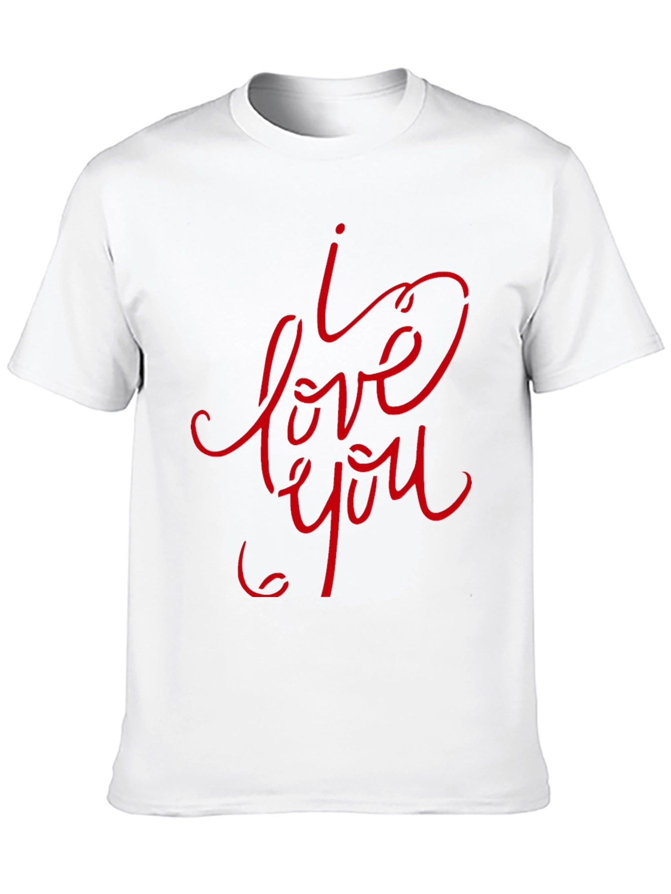 I Love You Graphic Tee - Black