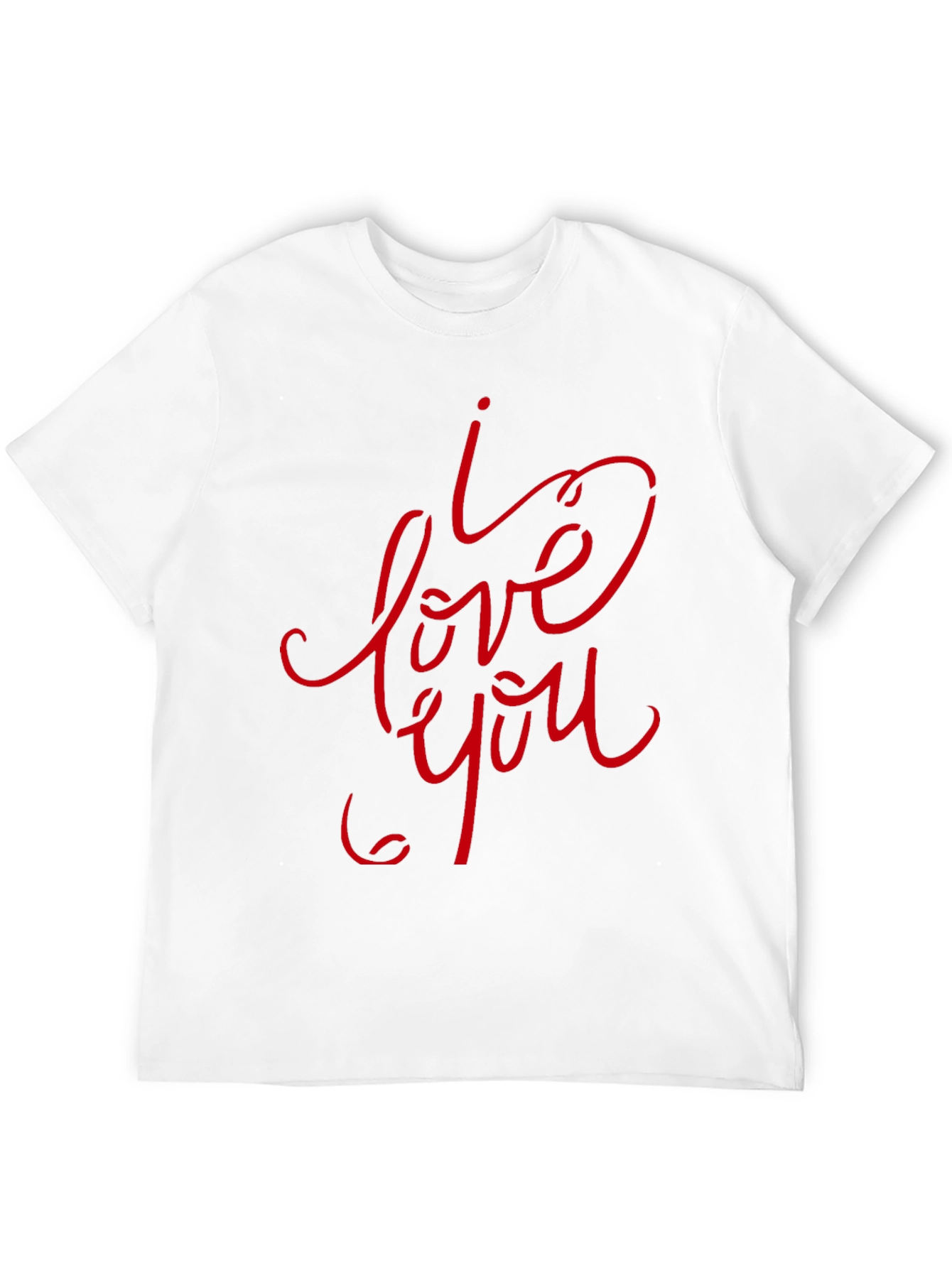 I Love You Graphic Tee - Black