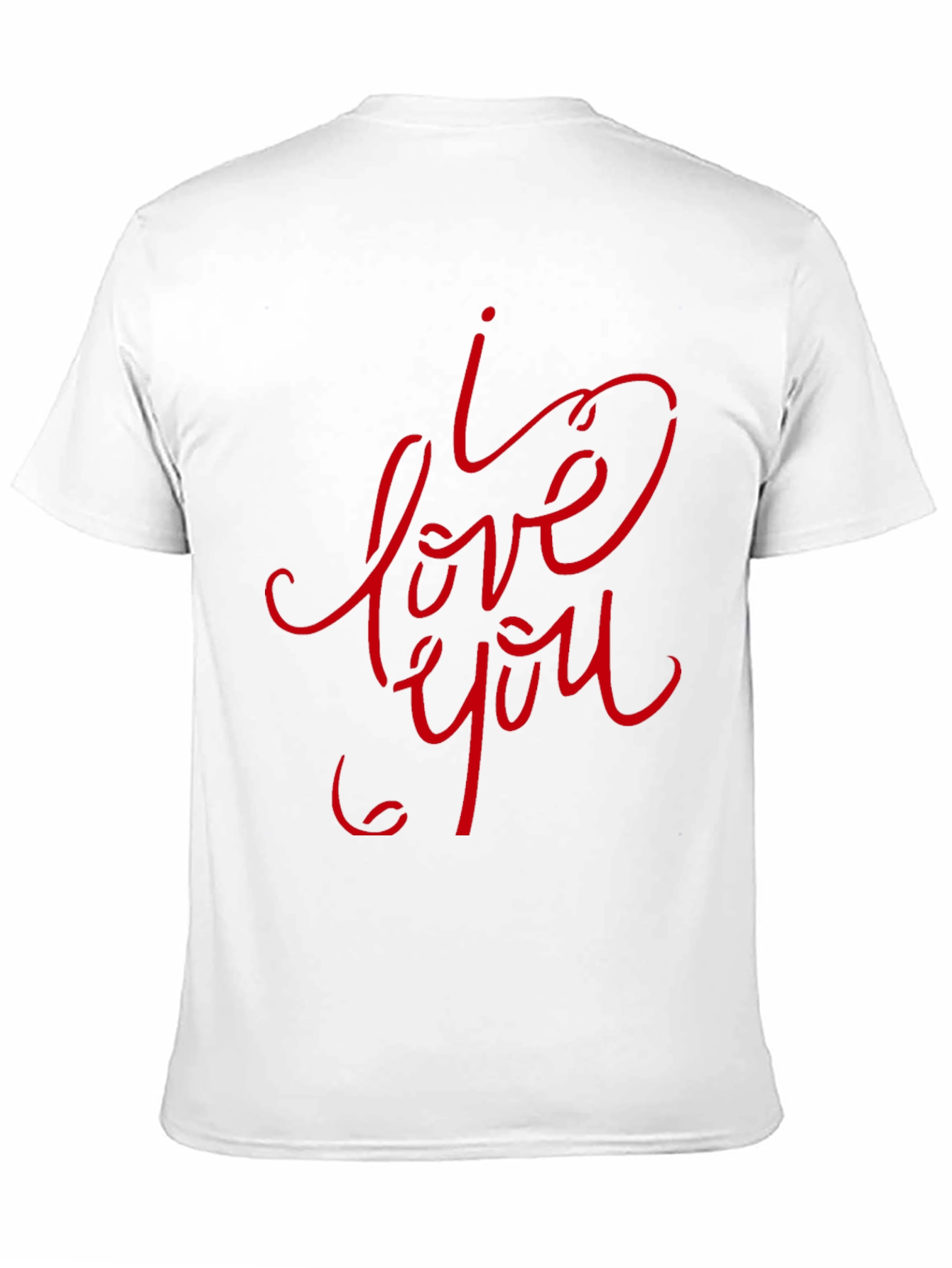 I Love You Graphic Tee - Black