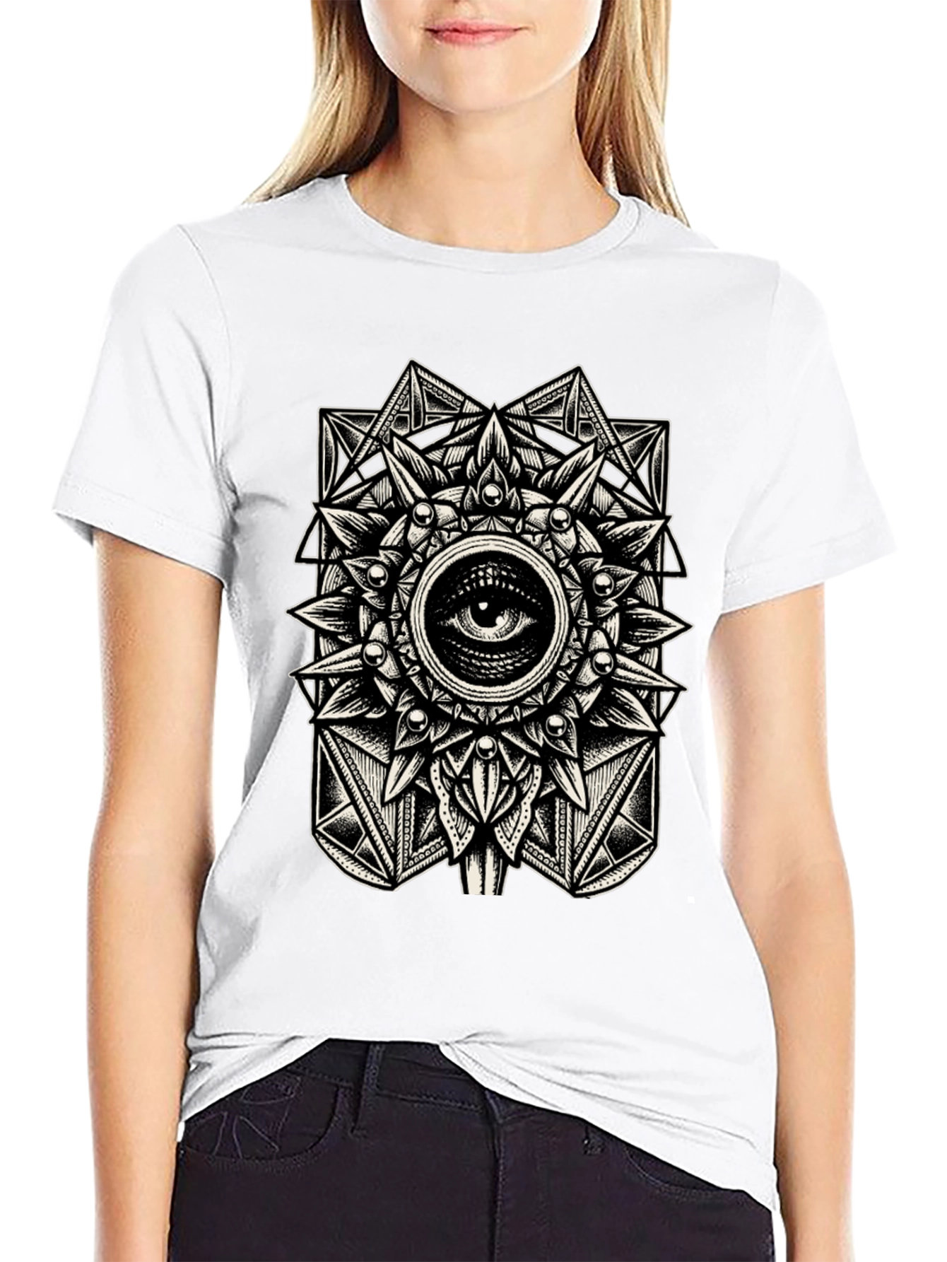 Esoteric Eye Graphic Tee - Mystical Design